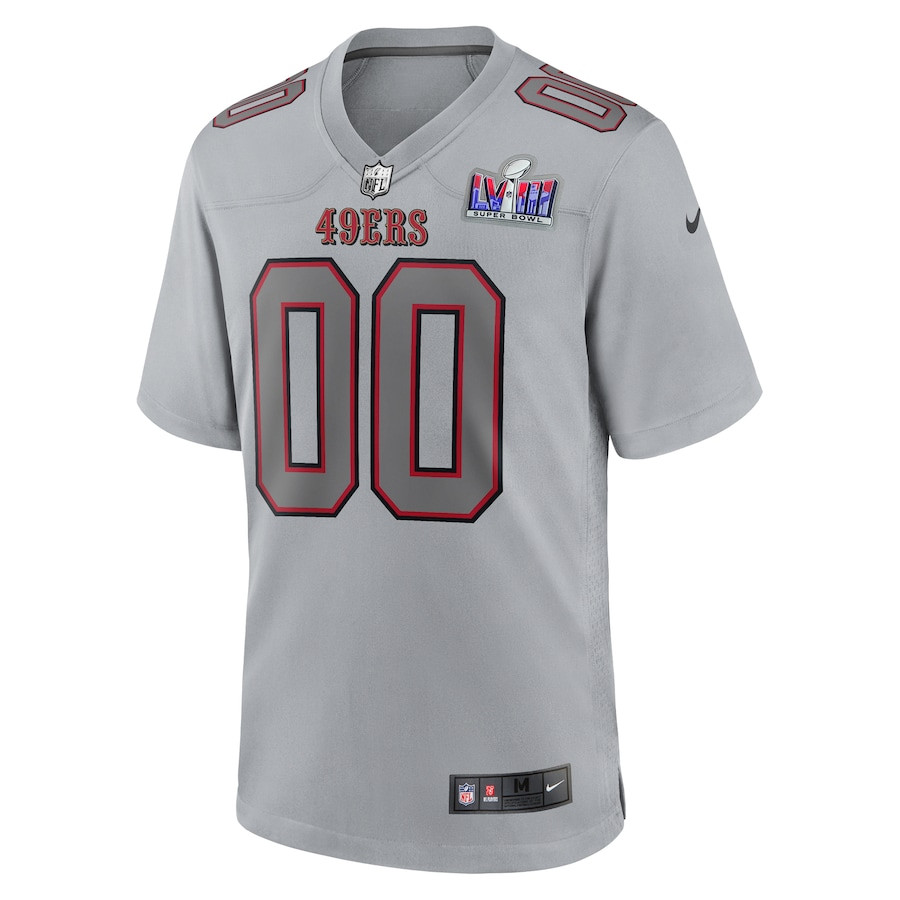 Alternative view of San Francisco 49ers Super Bowl LVIII Game Jersey - Men's | Gray