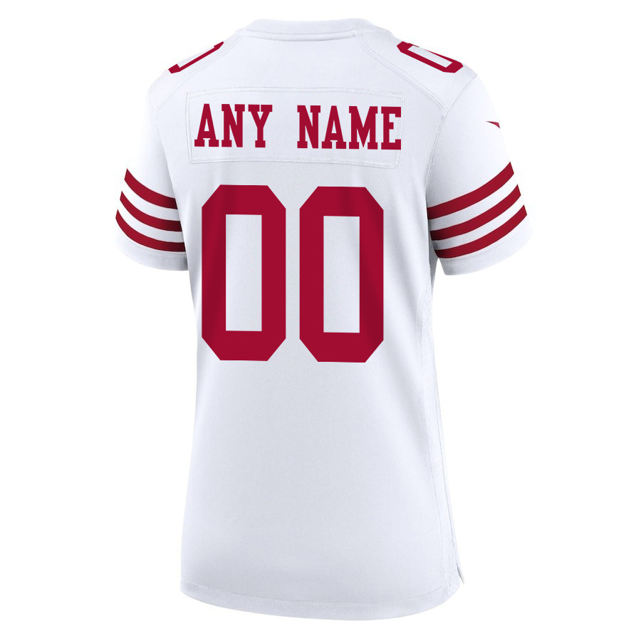 San Francisco 49ers Super Bowl LVIII Game Jersey - Women's | White - Image 3