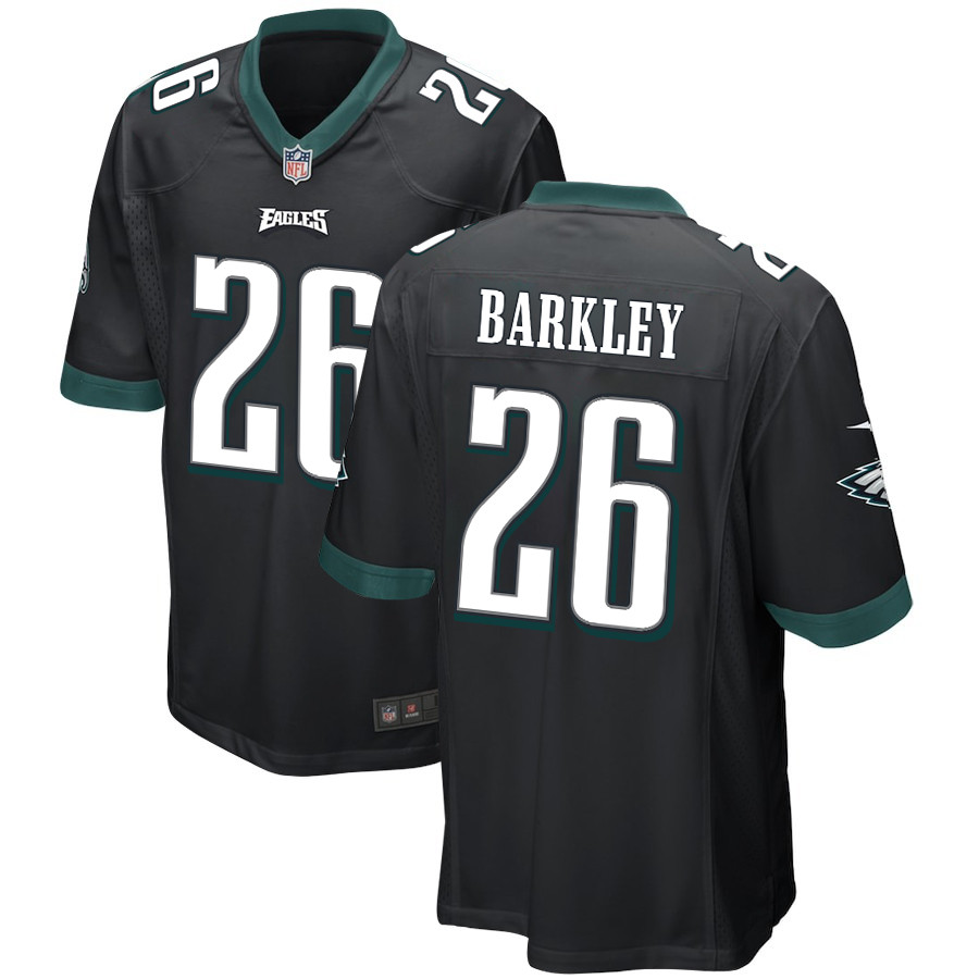 Saquon Barkley #26 Philadelphia Eagles Alternate Game Jersey - Men's | Black