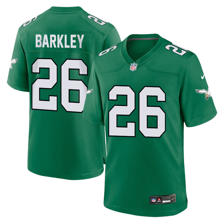 Saquon Barkley #26 Philadelphia Eagles Alternate Game Jersey - Men's | Kelly Green