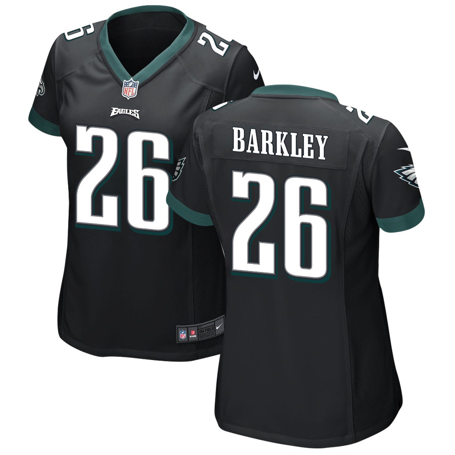 Saquon Barkley #26 Philadelphia Eagles Alternate Game Jersey - Women's | Black