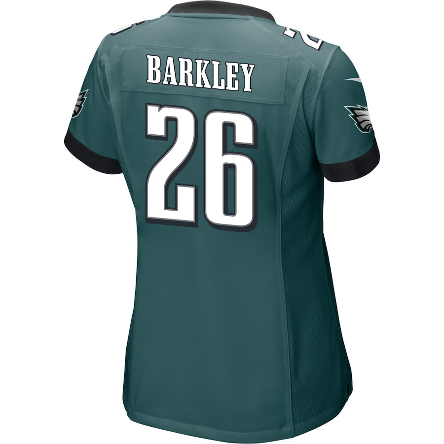 Saquon Barkley #26 Philadelphia Eagles Game Jersey - Women's | Midnight Green - Image 3
