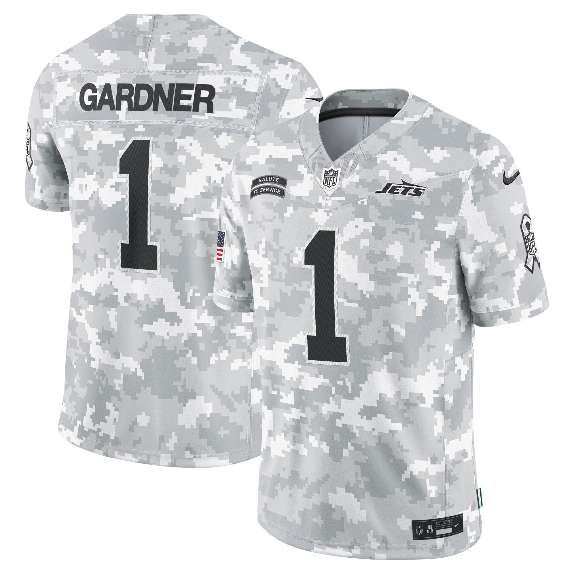 Sauce Gardner New York Jets Salute To Service Limited Jersey - Men's