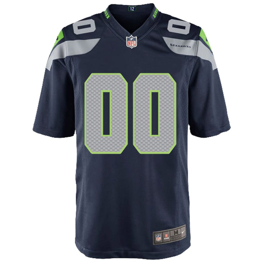 Alternative view of Seattle Seahawks Game Jersey - Youth | College Navy