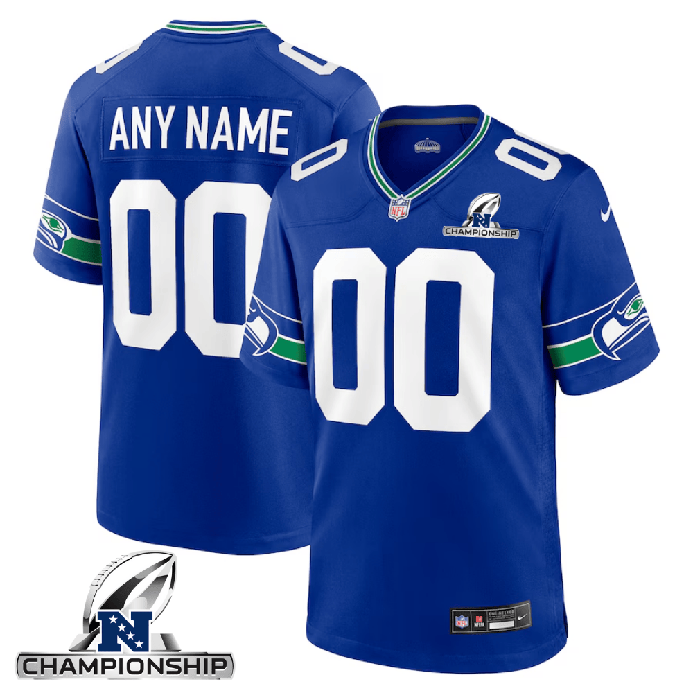 Seattle Seahawks Throwback Game Jersey - Men's | Royal