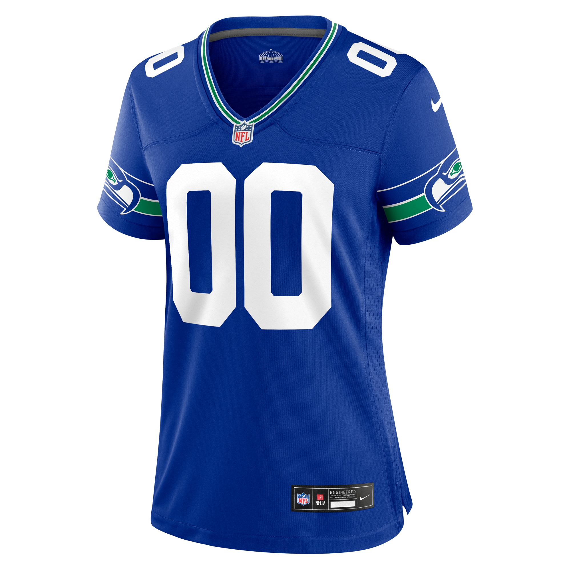 Alternative view of Seattle Seahawks Throwback Game Jersey - Women's