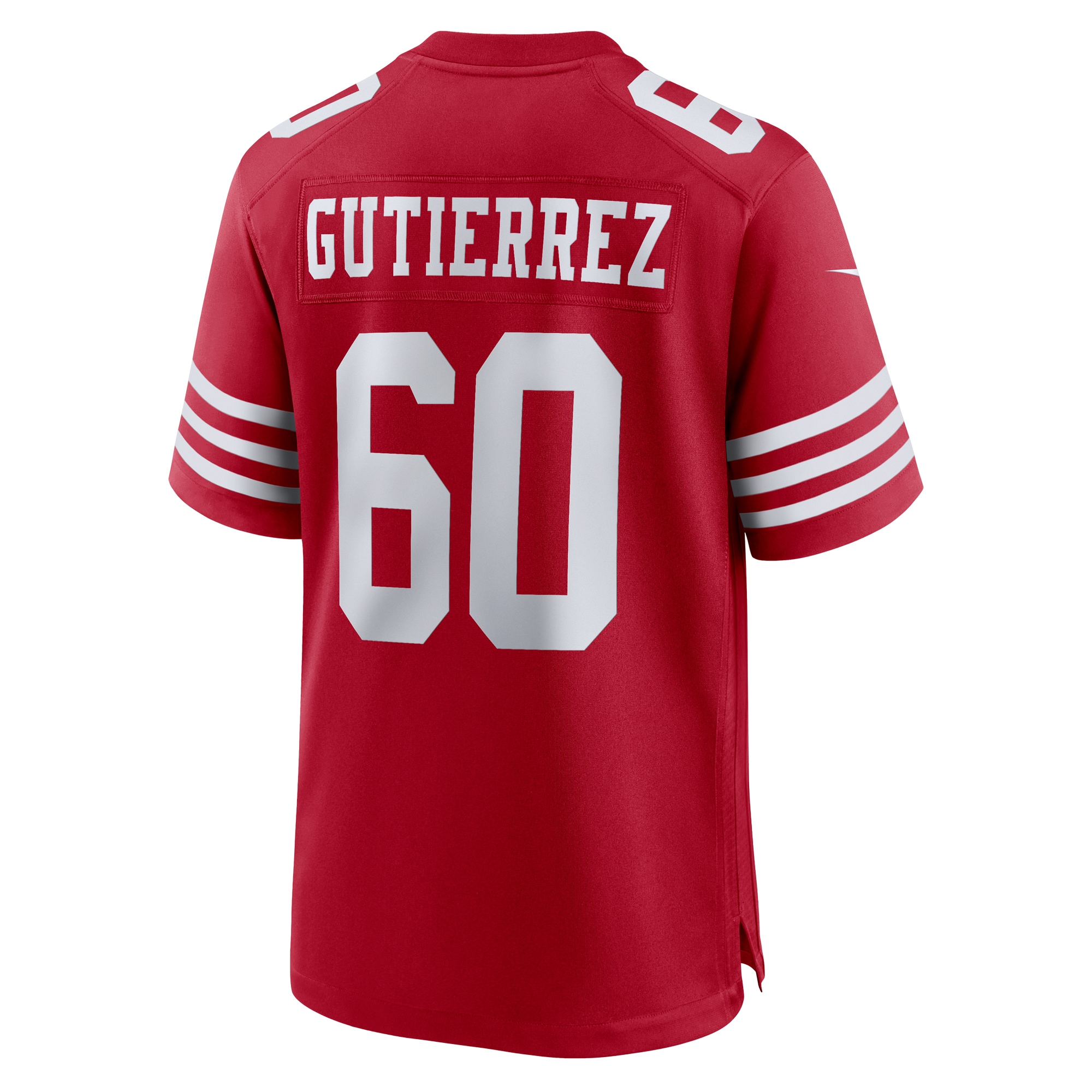 Sebastian Gutierrez San Francisco 49ers Game Jersey - Men's - Image 3
