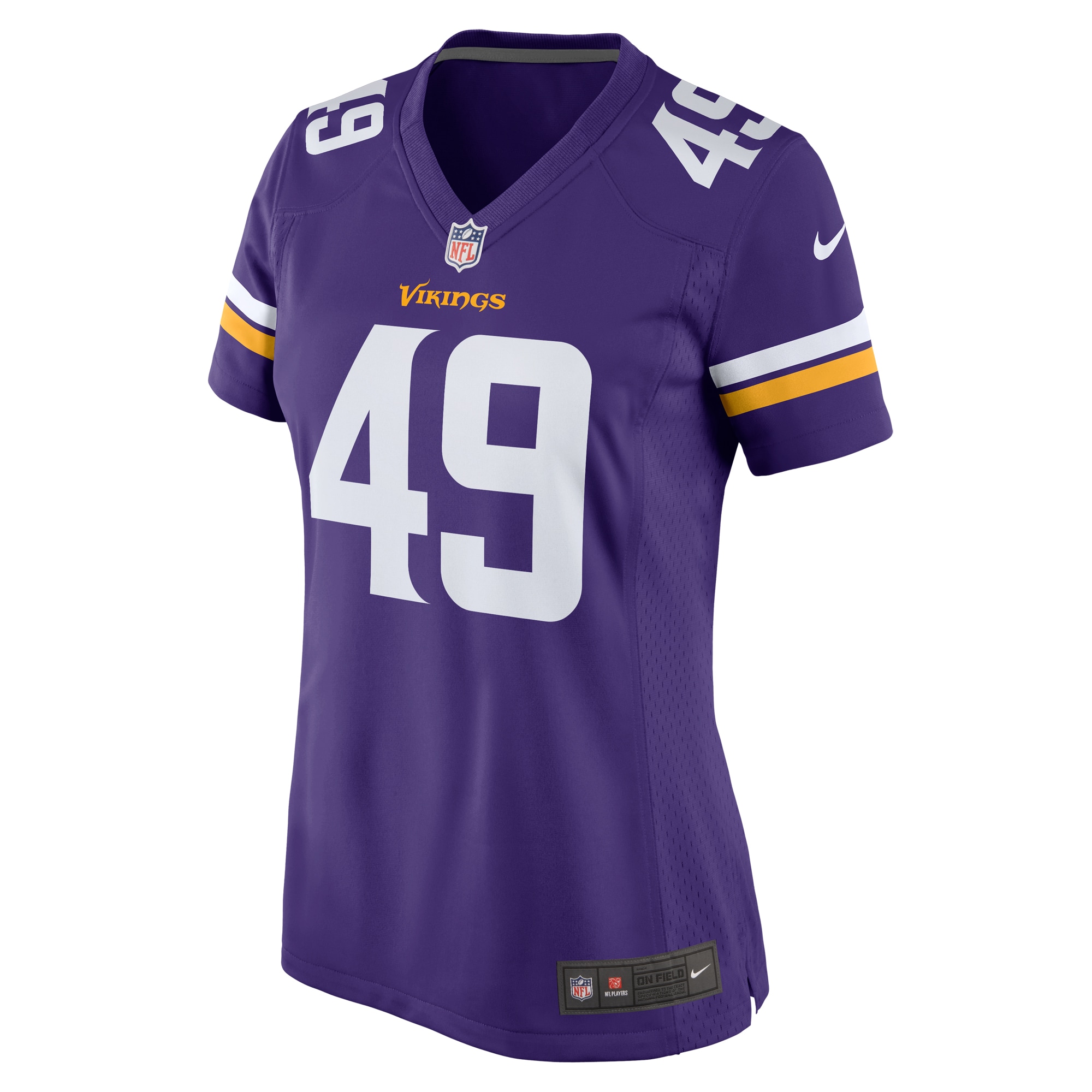 Alternative view of Seth Vernon Minnesota Vikings Game Jersey - Women's