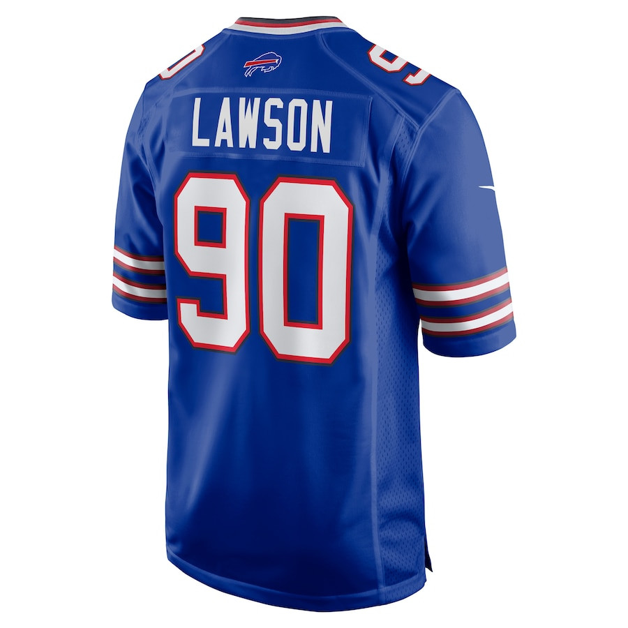 Shaq Lawson #90 Buffalo Bills Game Jersey - Men's | Royal - Image 3