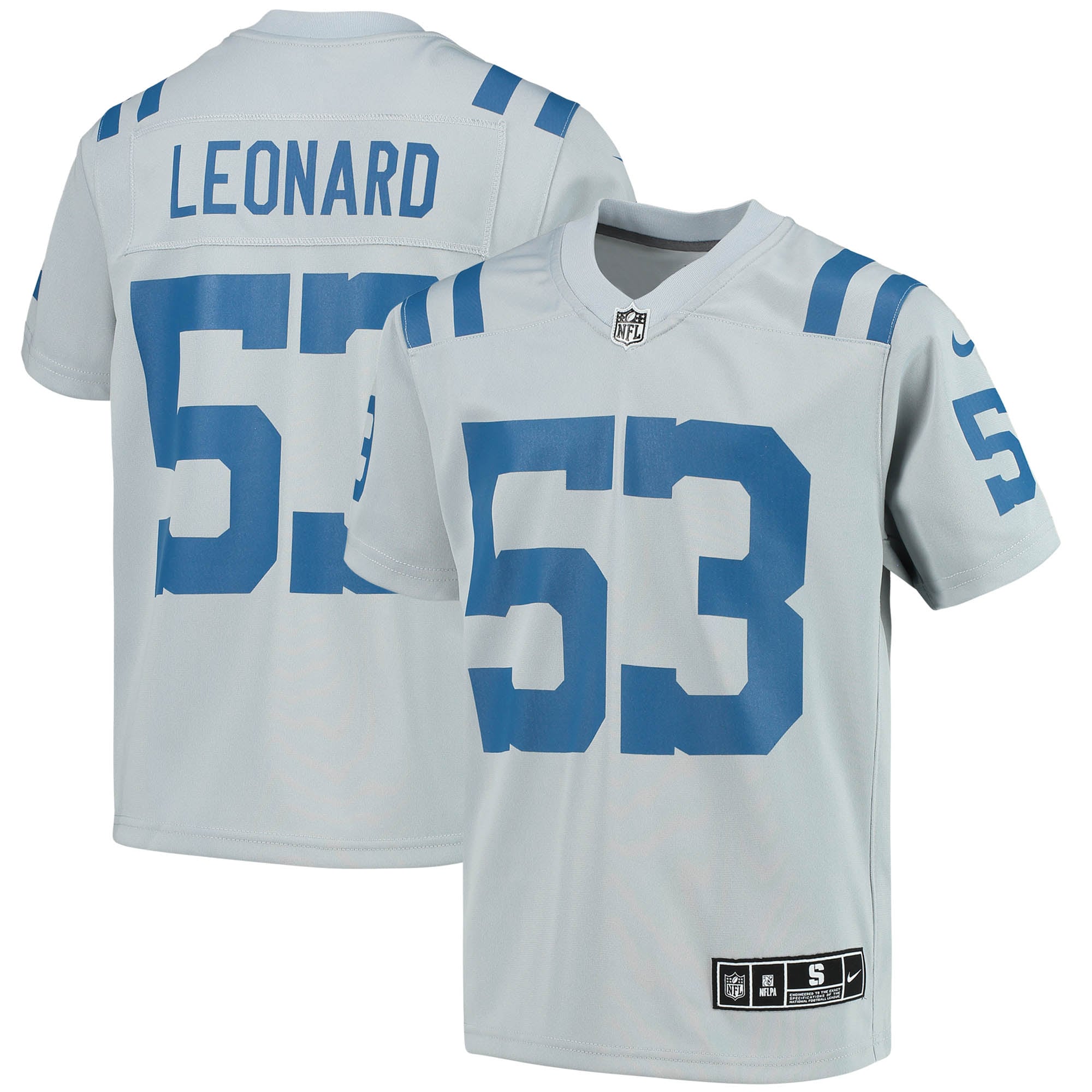 Shaquille Leonard Indianapolis Colts Inverted Game Jersey - Youth