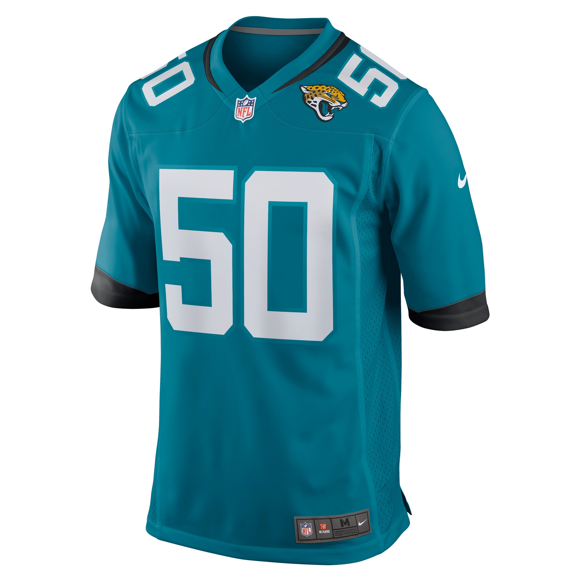 Alternative view of Shaquille Quarterman Jacksonville Jaguars Game Jersey - Men's