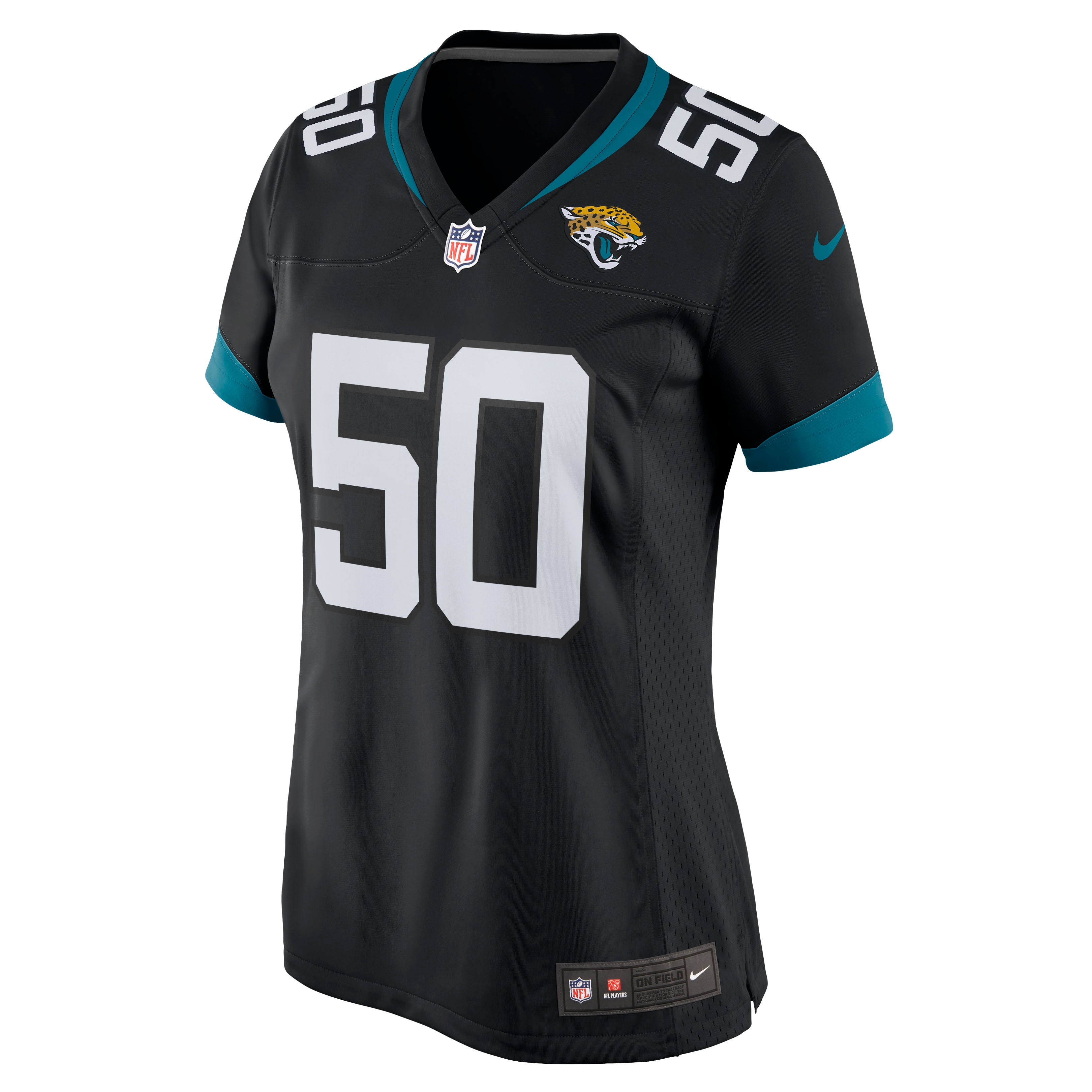 Alternative view of Shaquille Quarterman Jacksonville Jaguars Game Jersey - Women's
