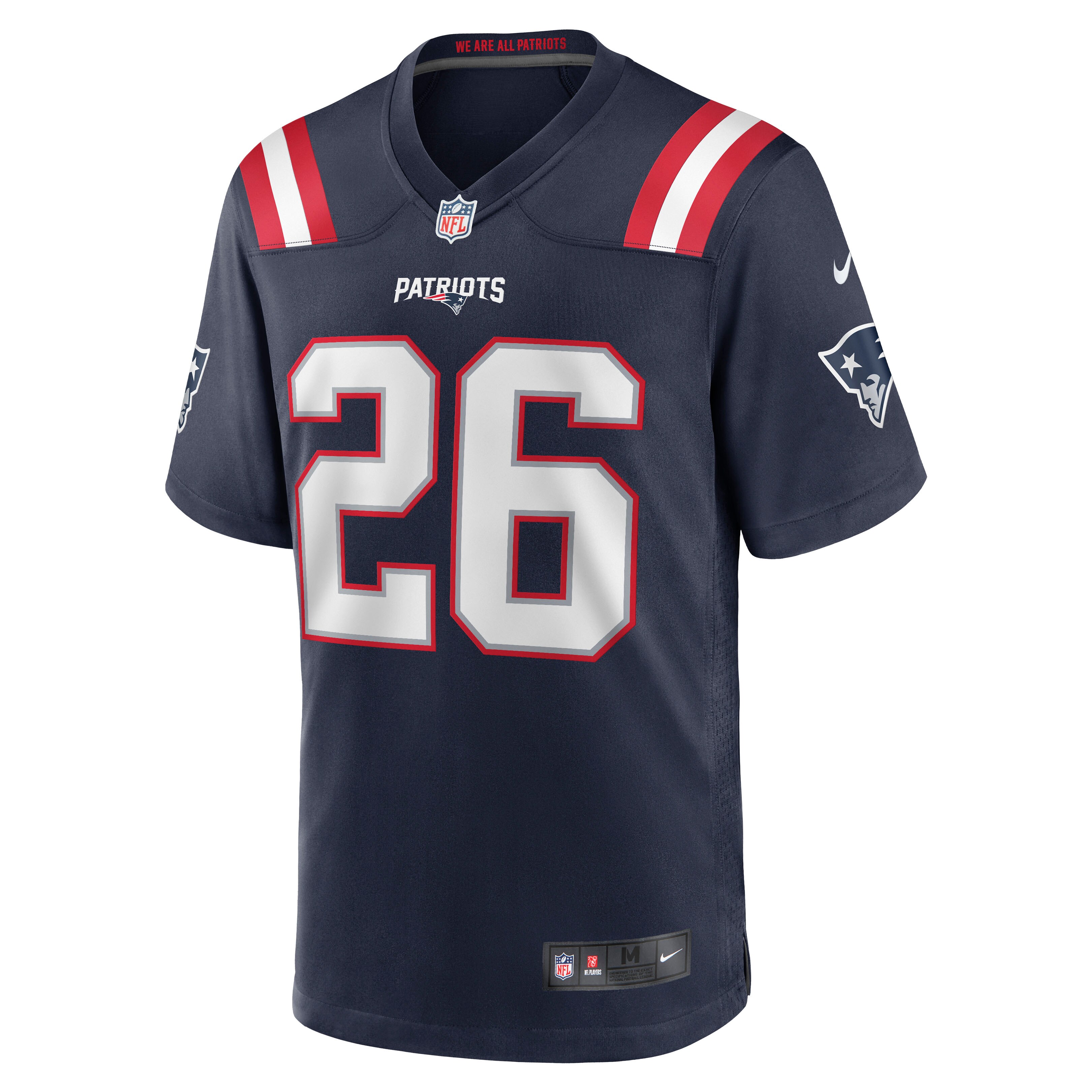 Alternative view of Shaun Wade New England Patriots Game Jersey - Men's
