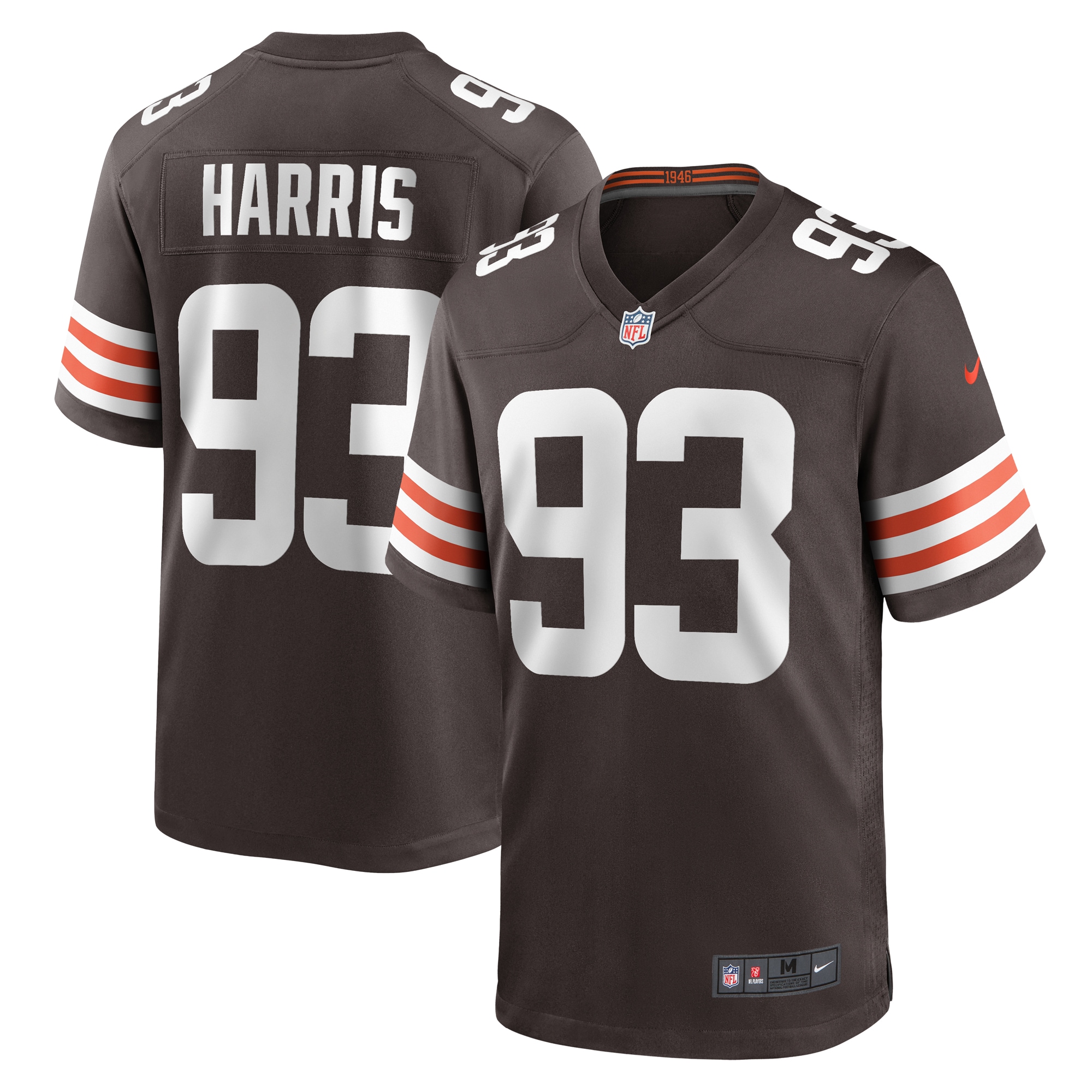 Shelby Harris Cleveland Browns Game Jersey - Men's