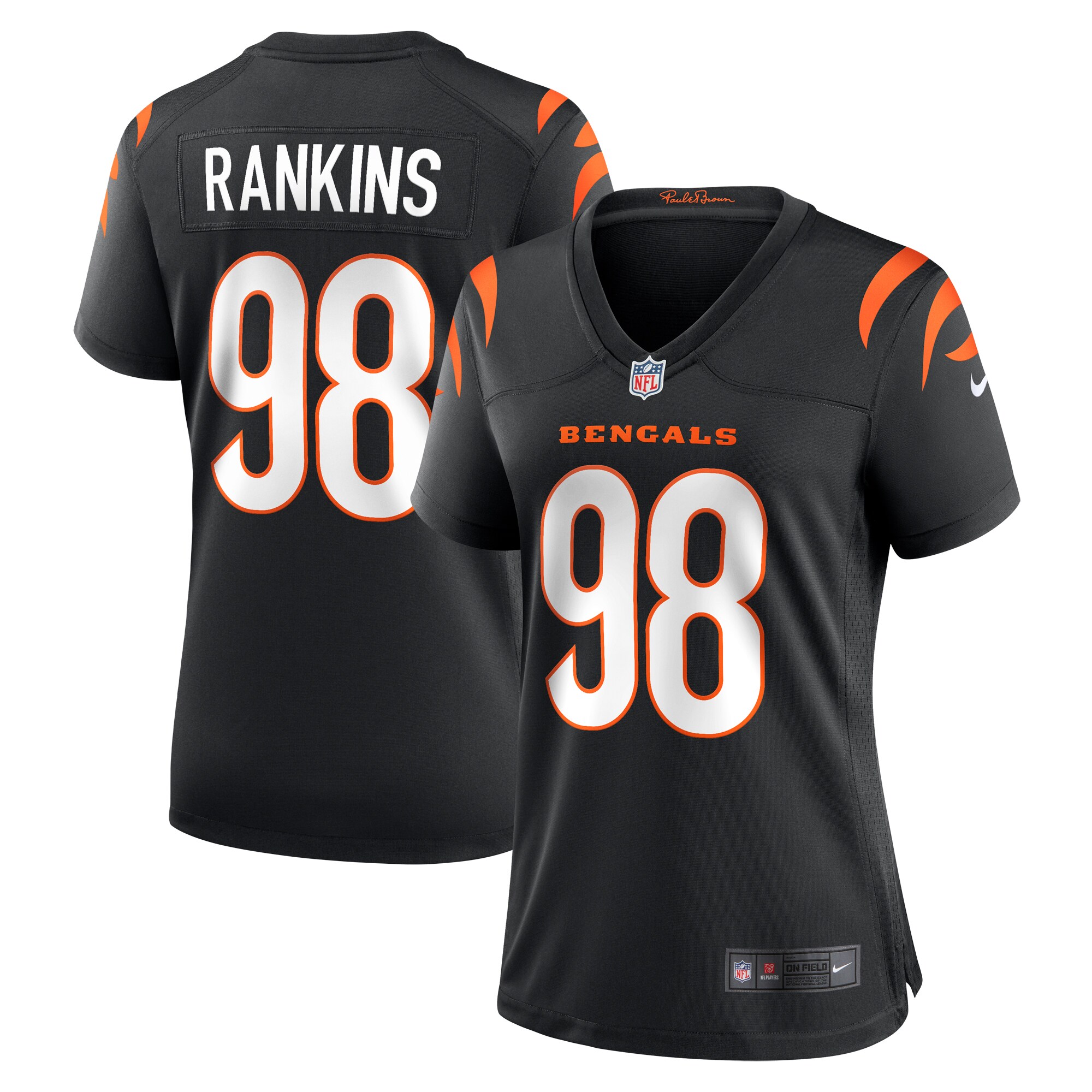 Sheldon Rankins Cincinnati Bengals Game Jersey - Women's
