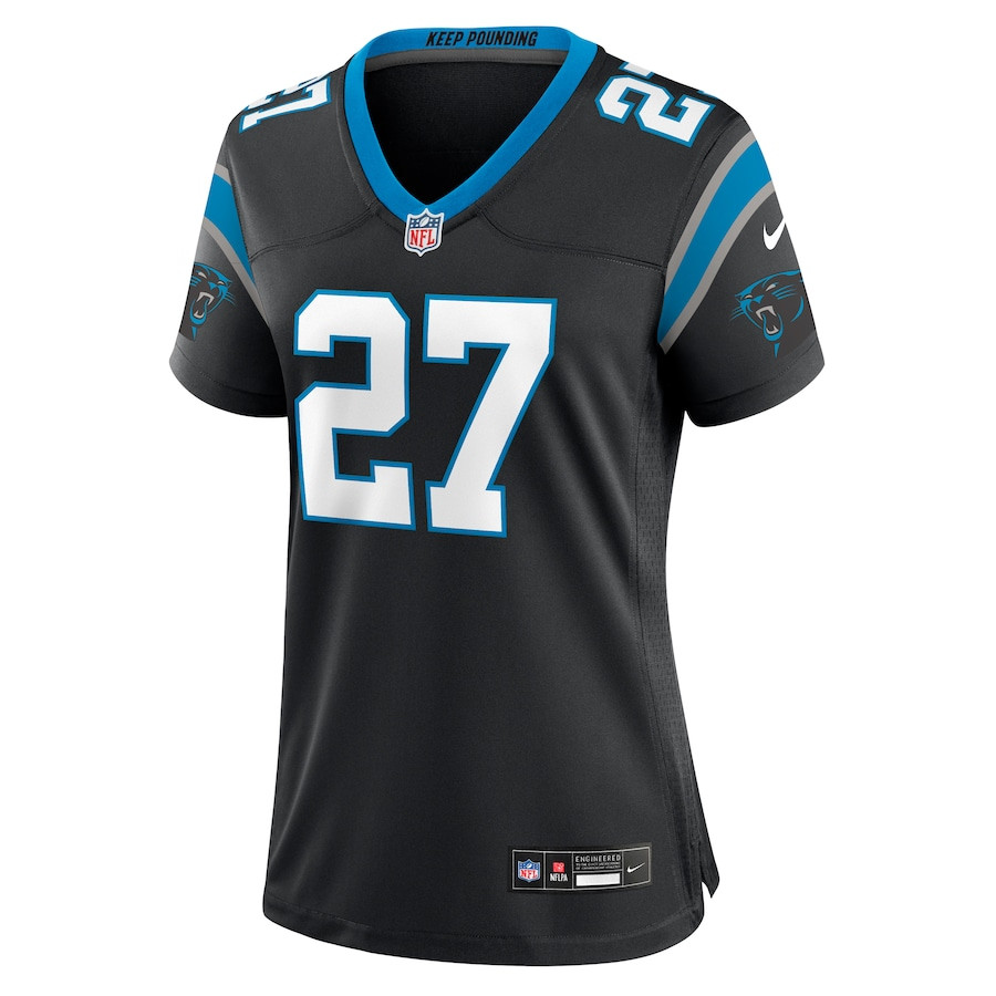 Alternative view of Shemar Bartholomew #27 Carolina Panthers Game Jersey - Women's | Black