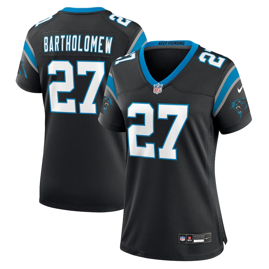 Shemar Bartholomew #27 Carolina Panthers Game Jersey - Women's | Black