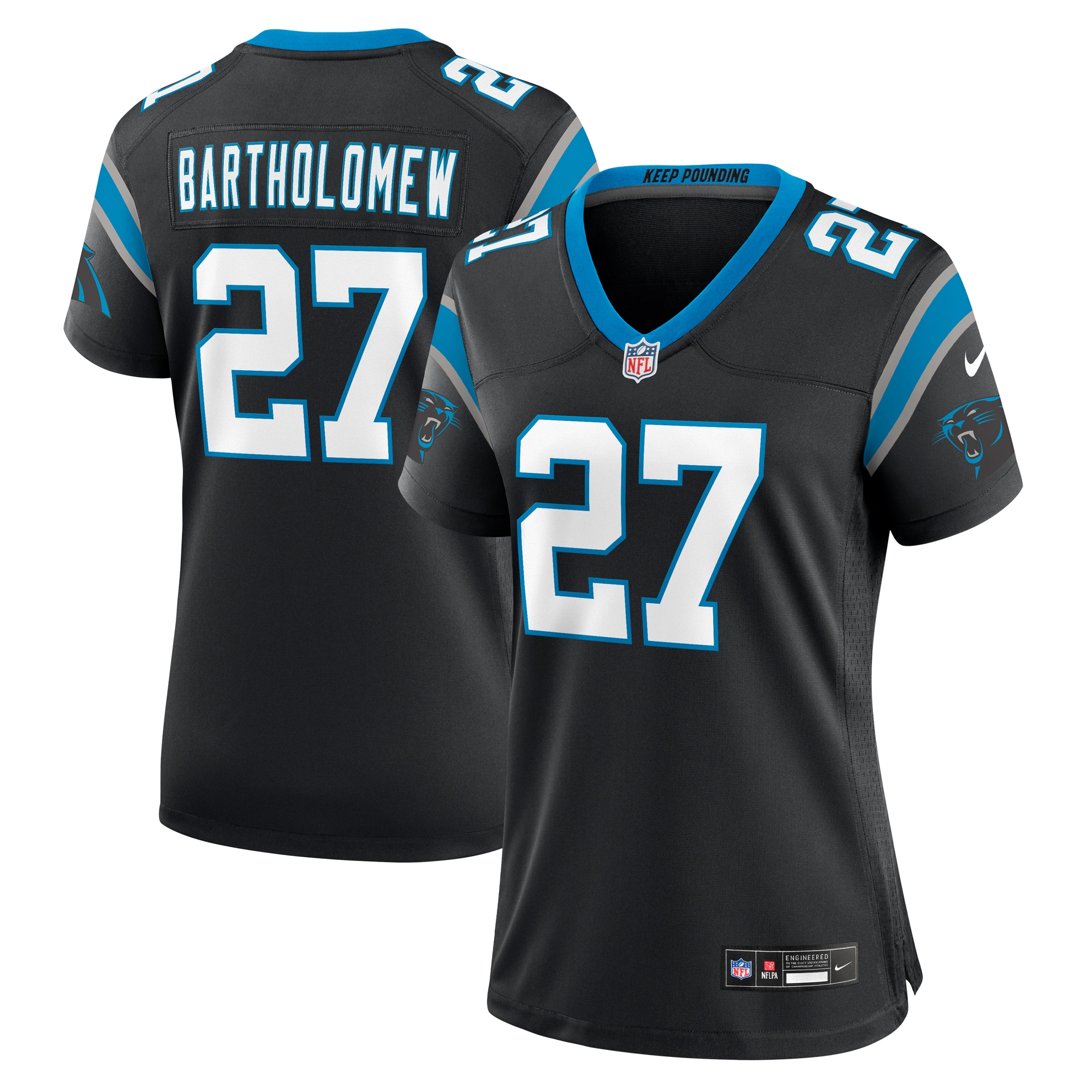 Shemar Bartholomew Carolina Panthers Game Jersey - Women's