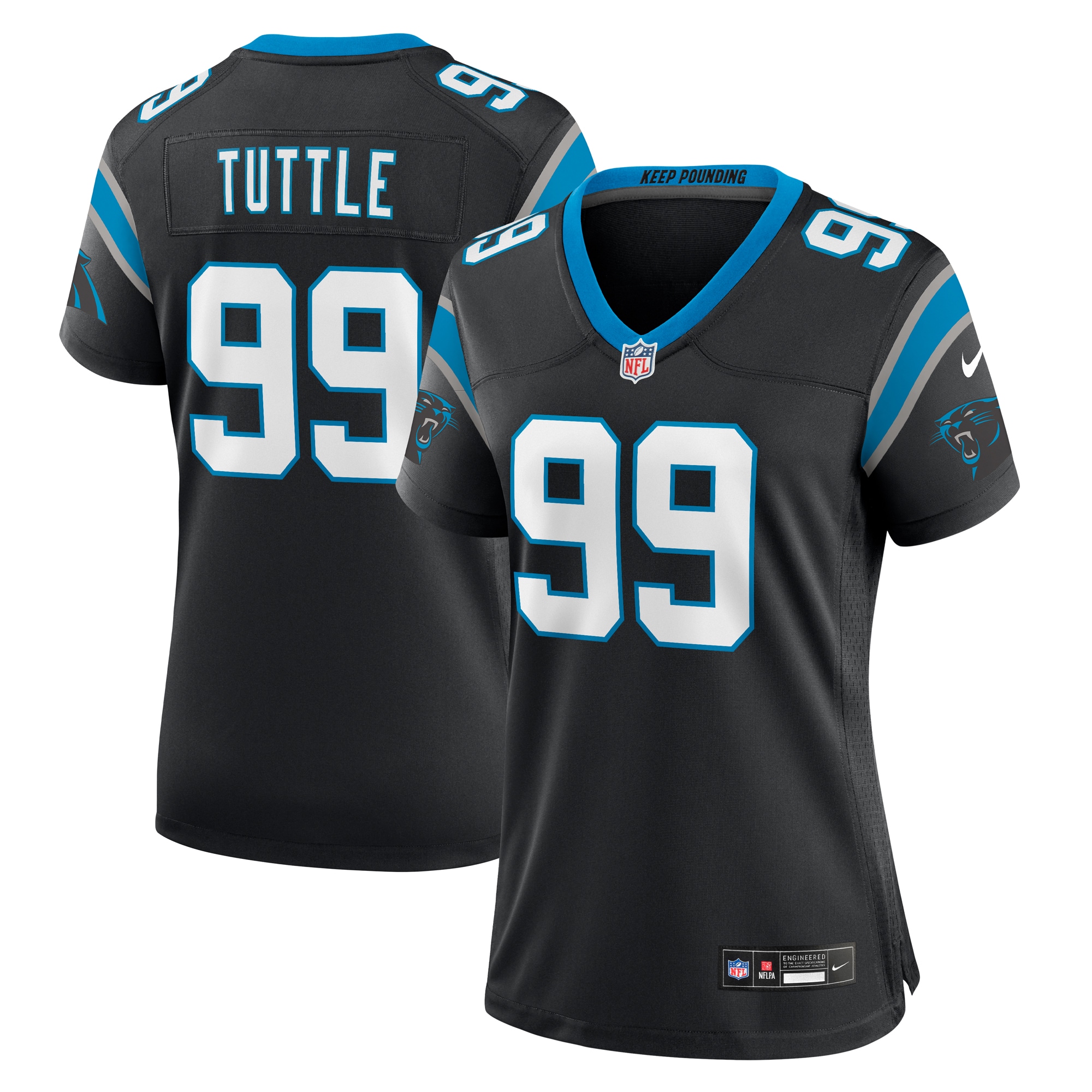 Shy Tuttle Carolina Panthers Game Jersey - Women's