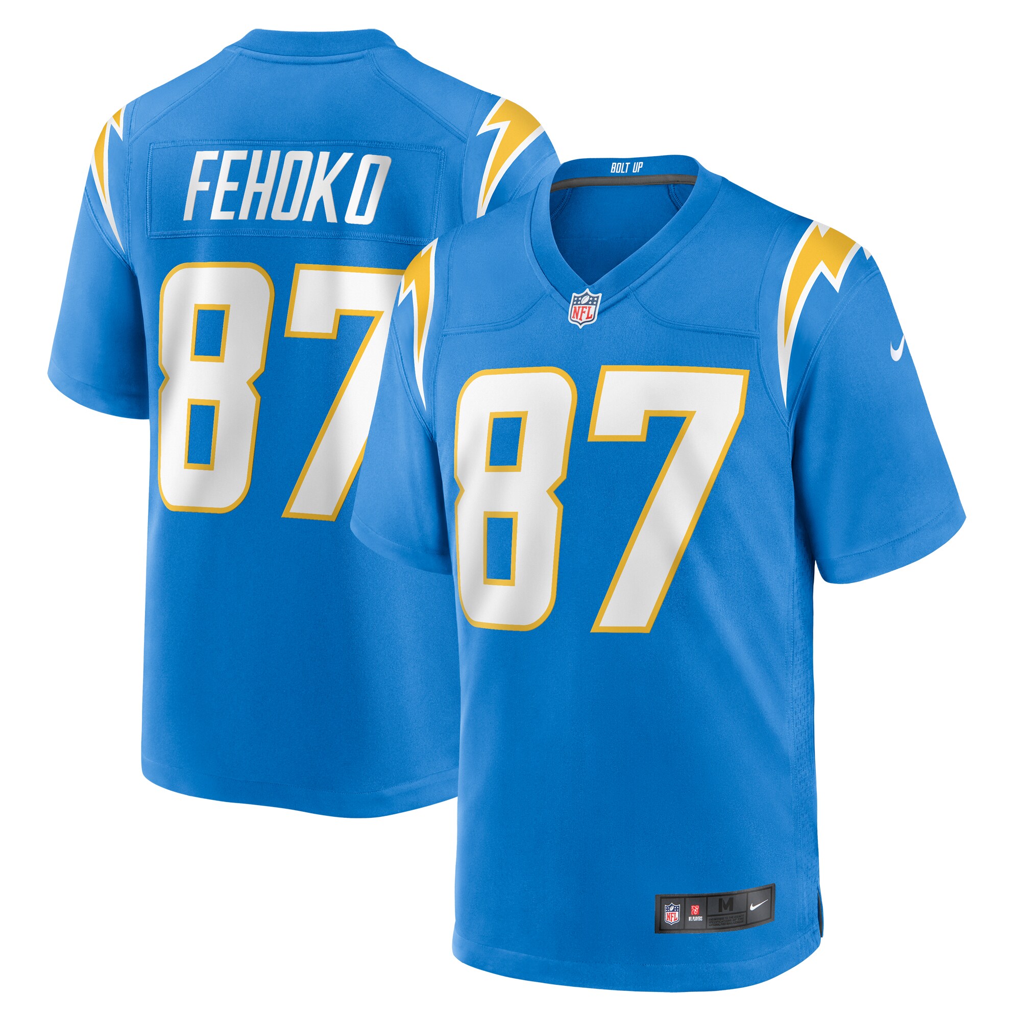 Simi Fehoko Los Angeles Chargers Game Jersey - Men's