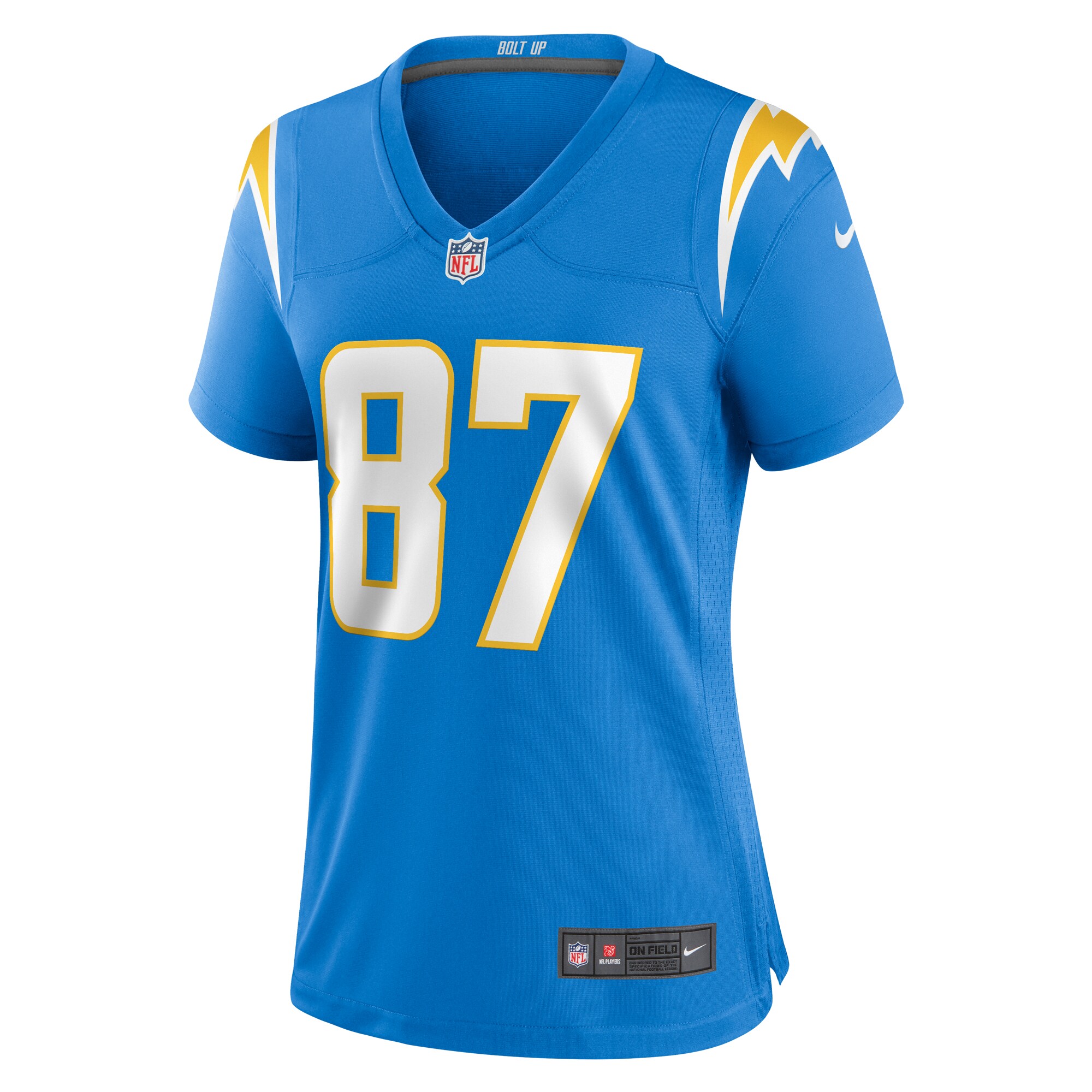 Alternative view of Simi Fehoko Los Angeles Chargers Game Jersey - Women's