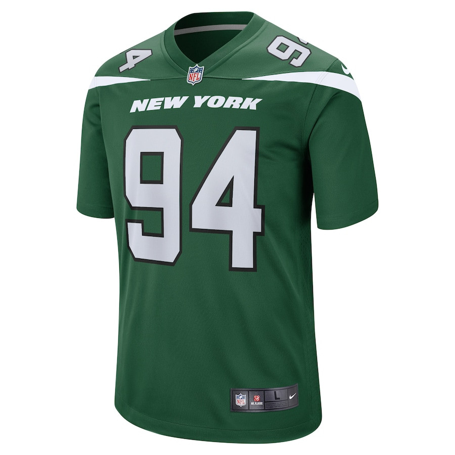 Alternative view of Solomon Thomas #94 New York Jets Game Jersey - Men's | Gotham Green