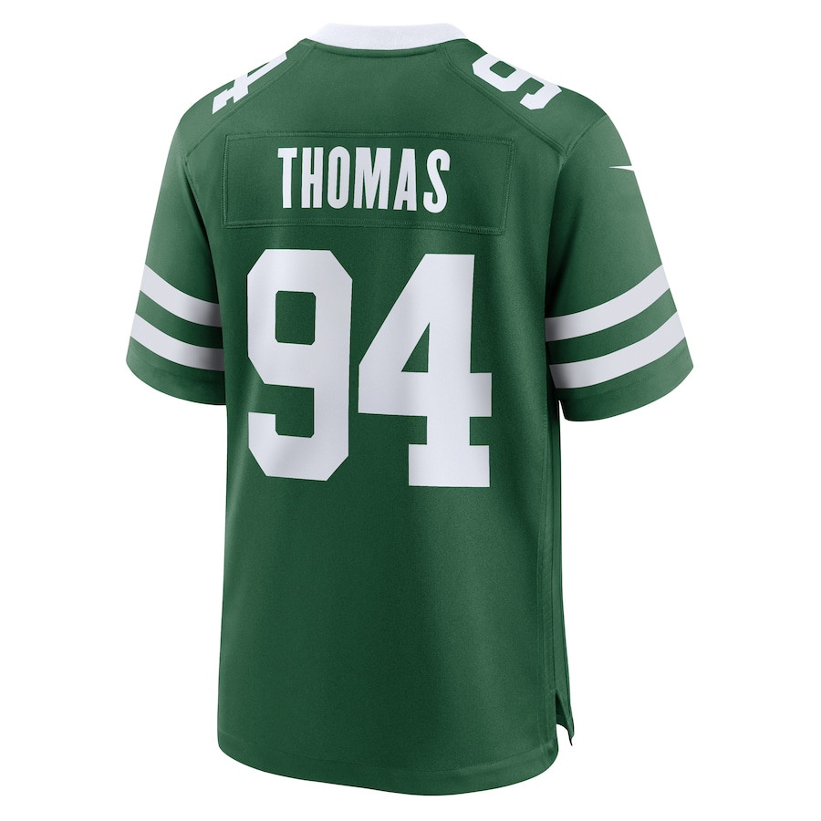 Solomon Thomas #94 New York Jets Game Jersey - Men's | Legacy Green - Image 3