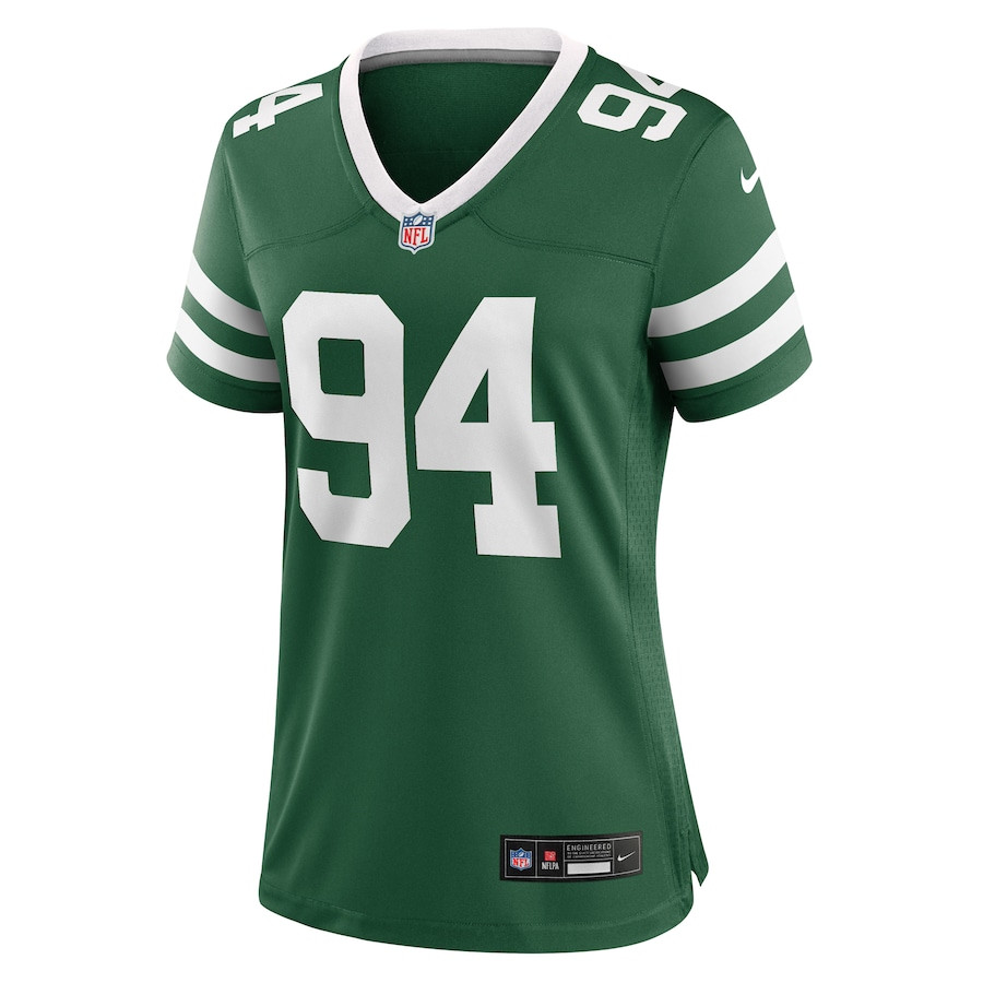 Alternative view of Solomon Thomas #94 New York Jets Game Jersey - Women's | Legacy Green