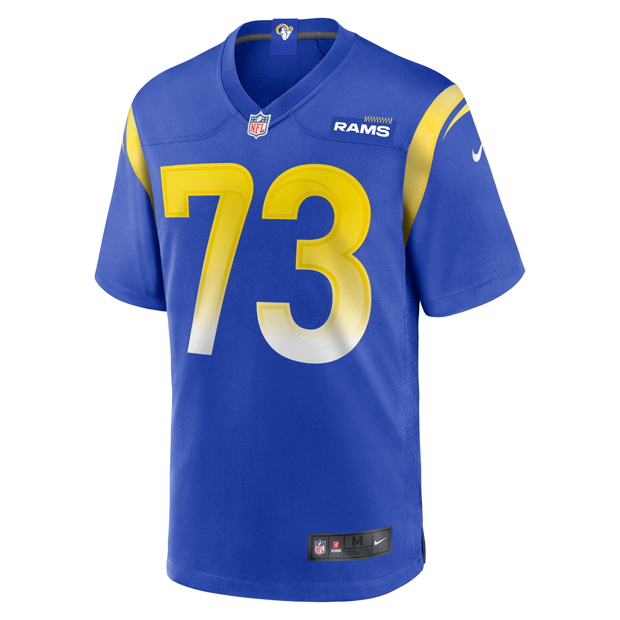 Alternative view of Steve Avila Los Angeles Rams Game Jersey - Men's