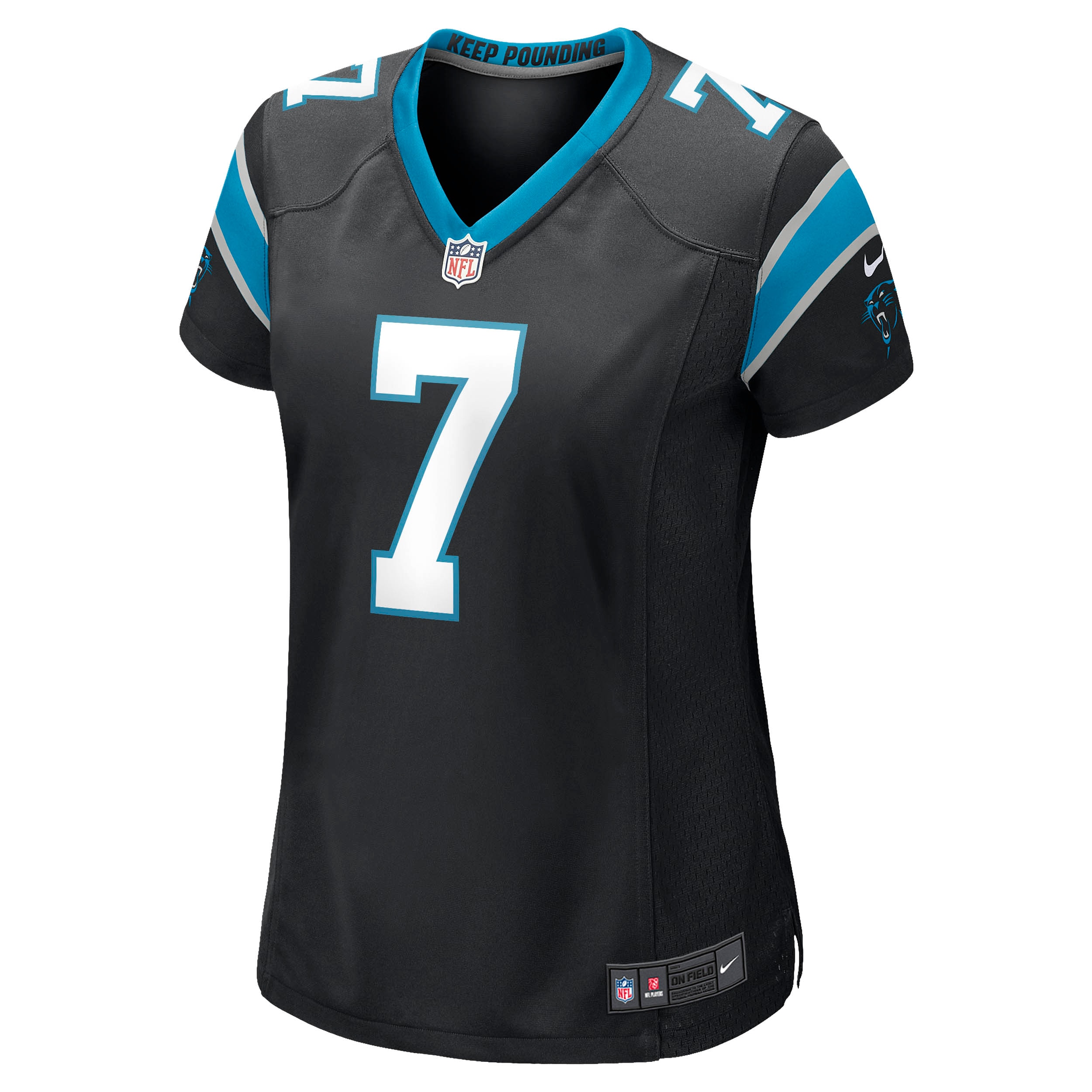 Alternative view of Steve Beuerlein Carolina Panthers Retired Player Game Jersey - Women's