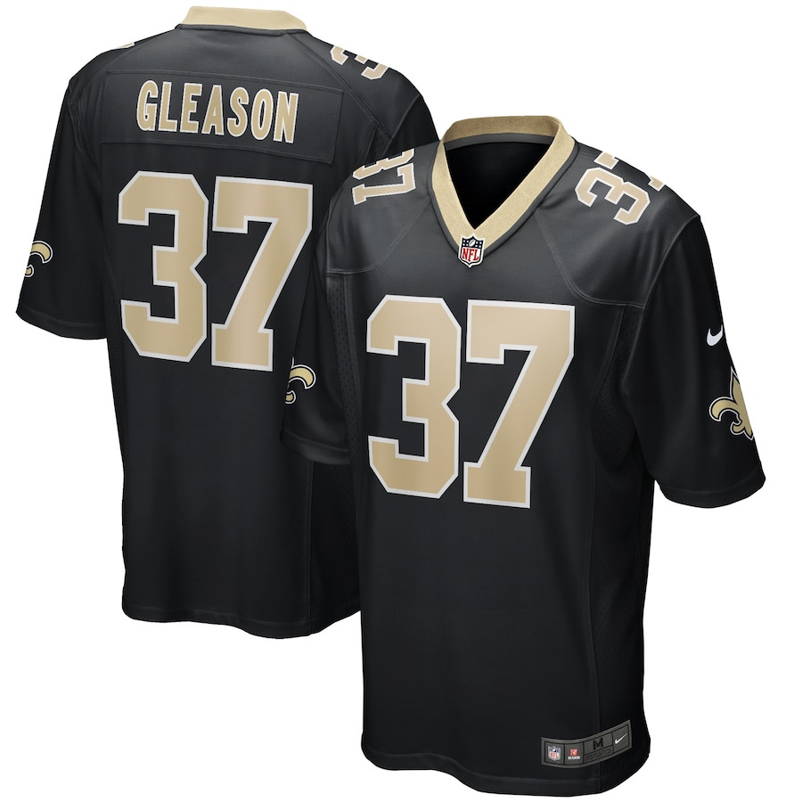 Steve Gleason #37 New Orleans Saints Game Jersey - Men's | Black