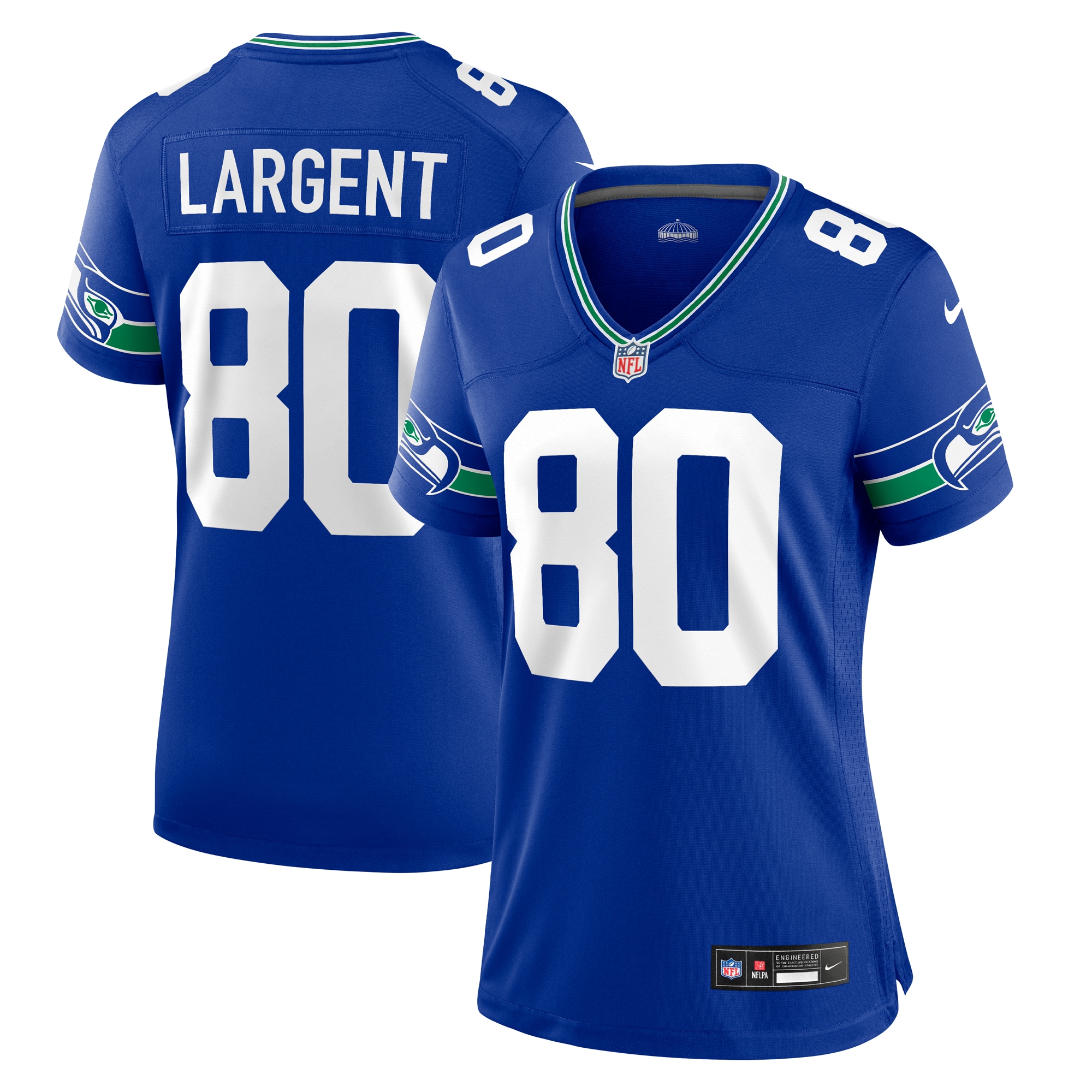 Steve Largent Seattle Seahawks Throwback Game Jersey - Women's
