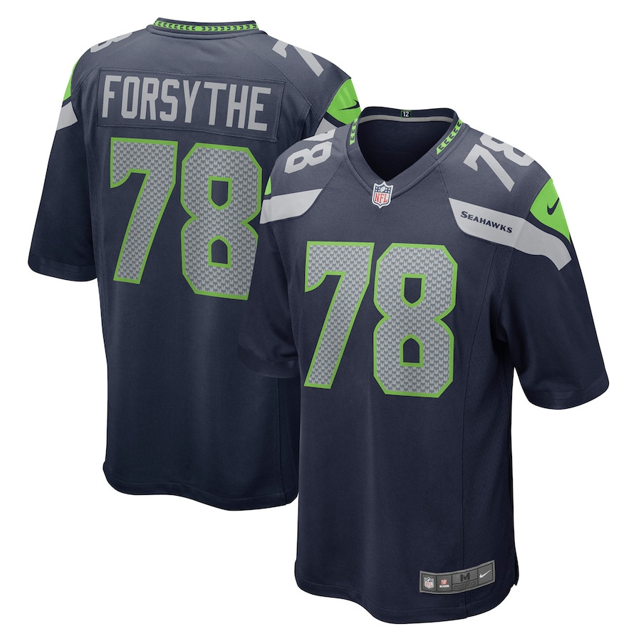 Stone Forsythe #78 Seattle Seahawks Game Jersey - Men's | College Navy