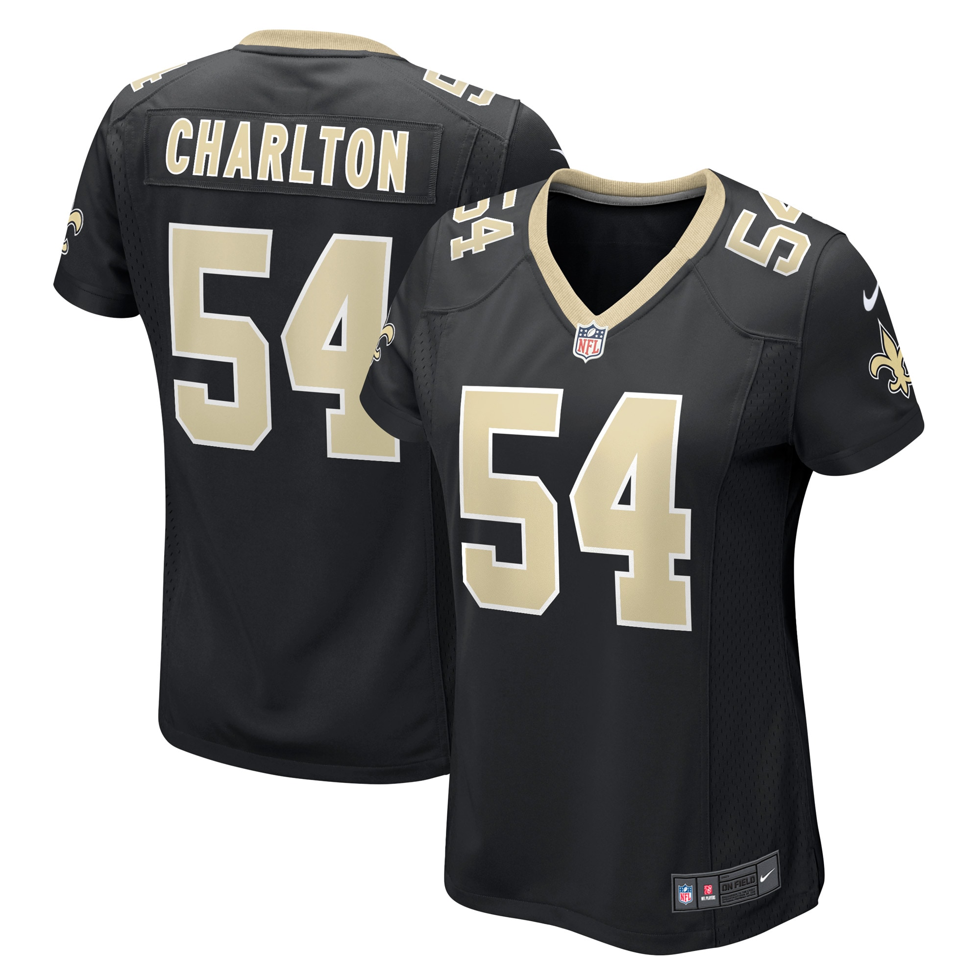 Taco Charlton New Orleans Saints Game Jersey - Women's