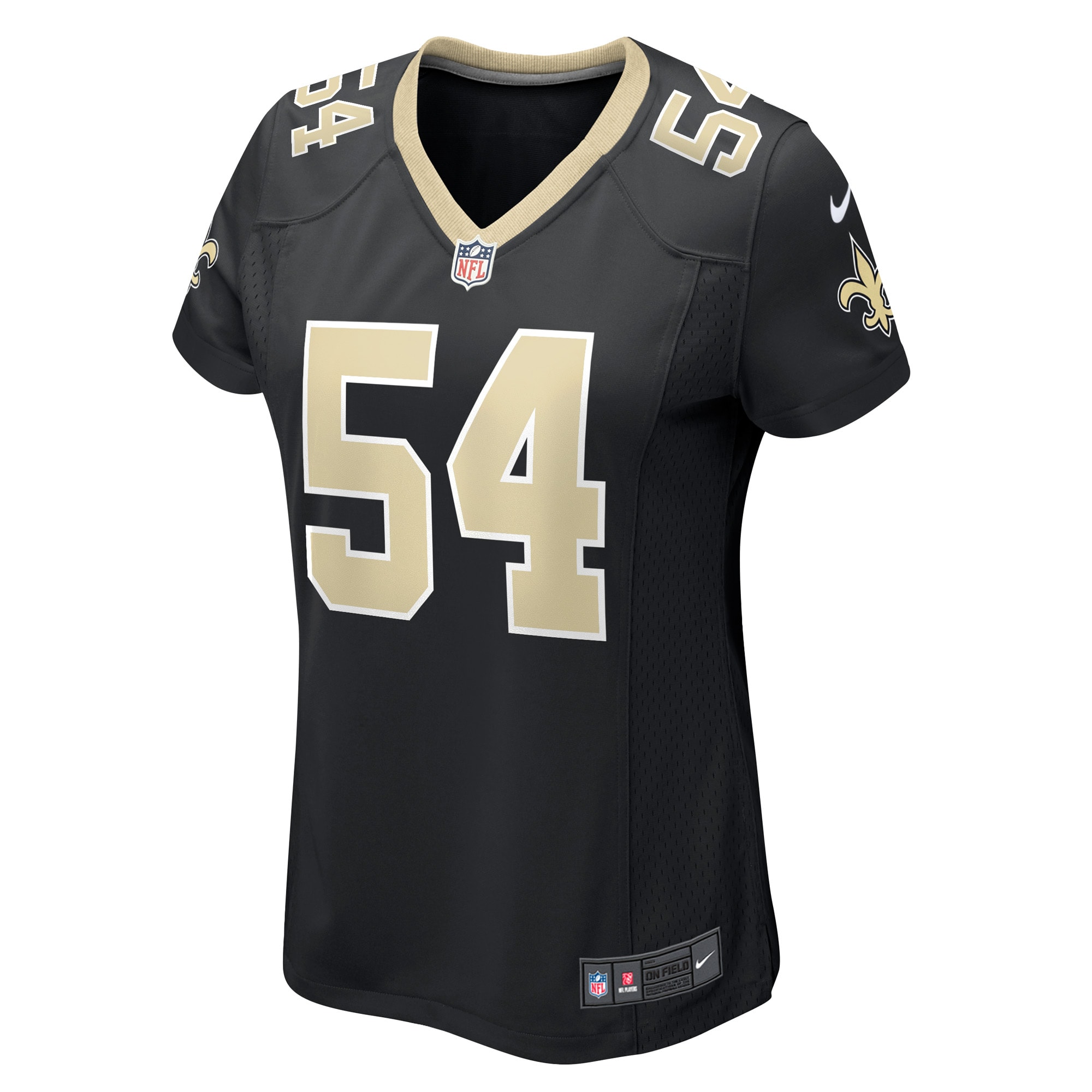 Alternative view of Taco Charlton New Orleans Saints Game Jersey - Women's
