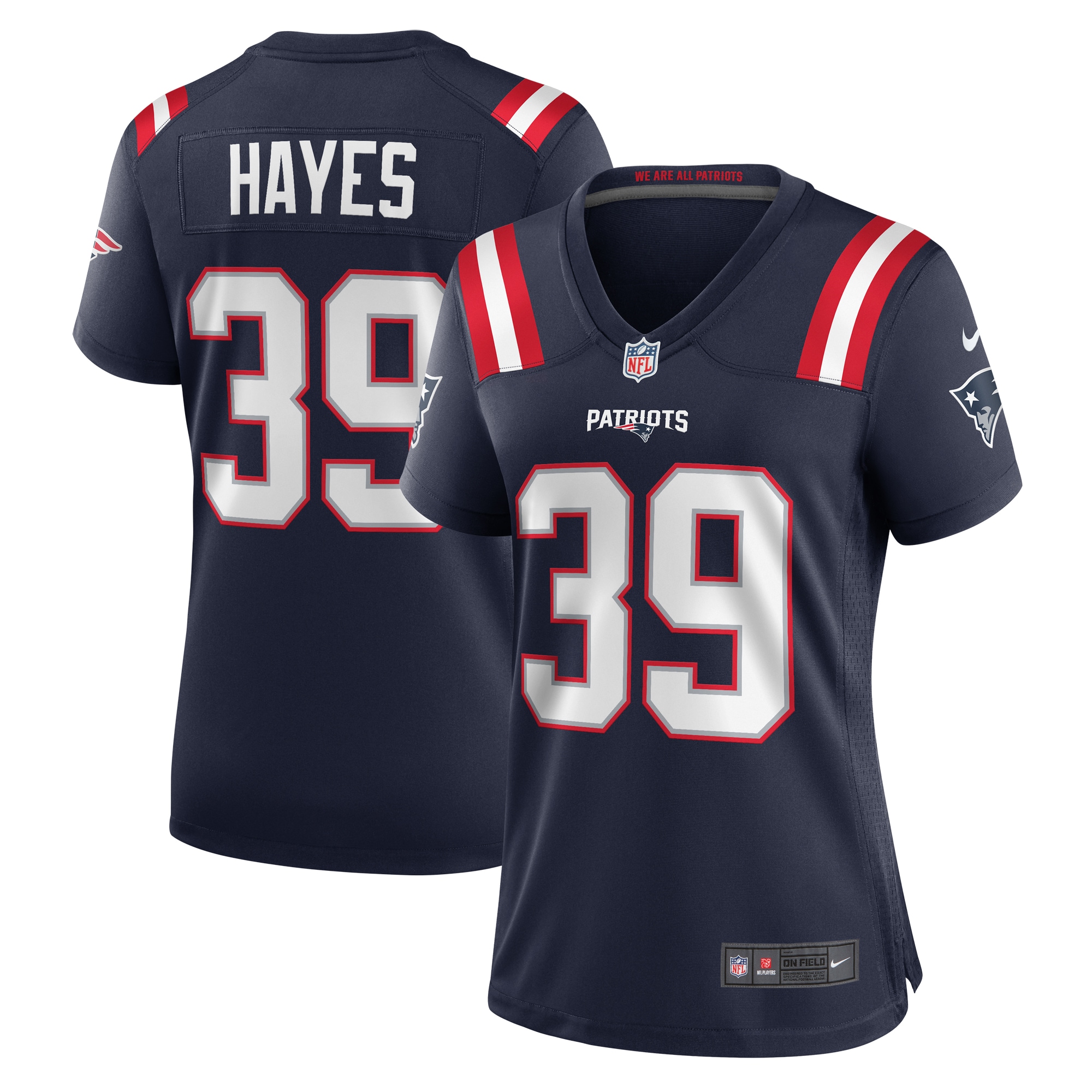 Tae Hayes New England Patriots Game Jersey - Women's