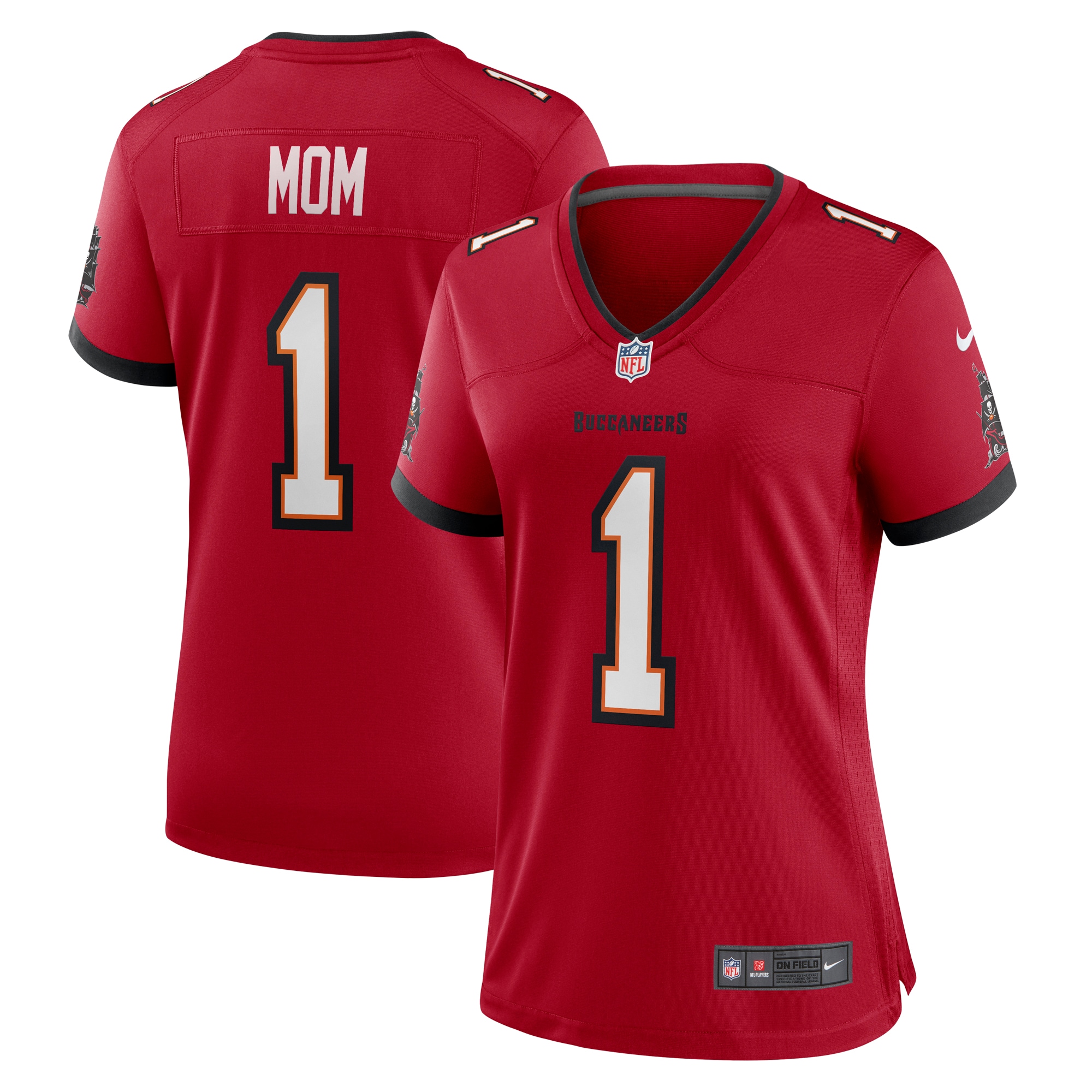 Tampa Bay Buccaneers Number #1 Tampa Bay Buccaneers Game Jersey - Women's