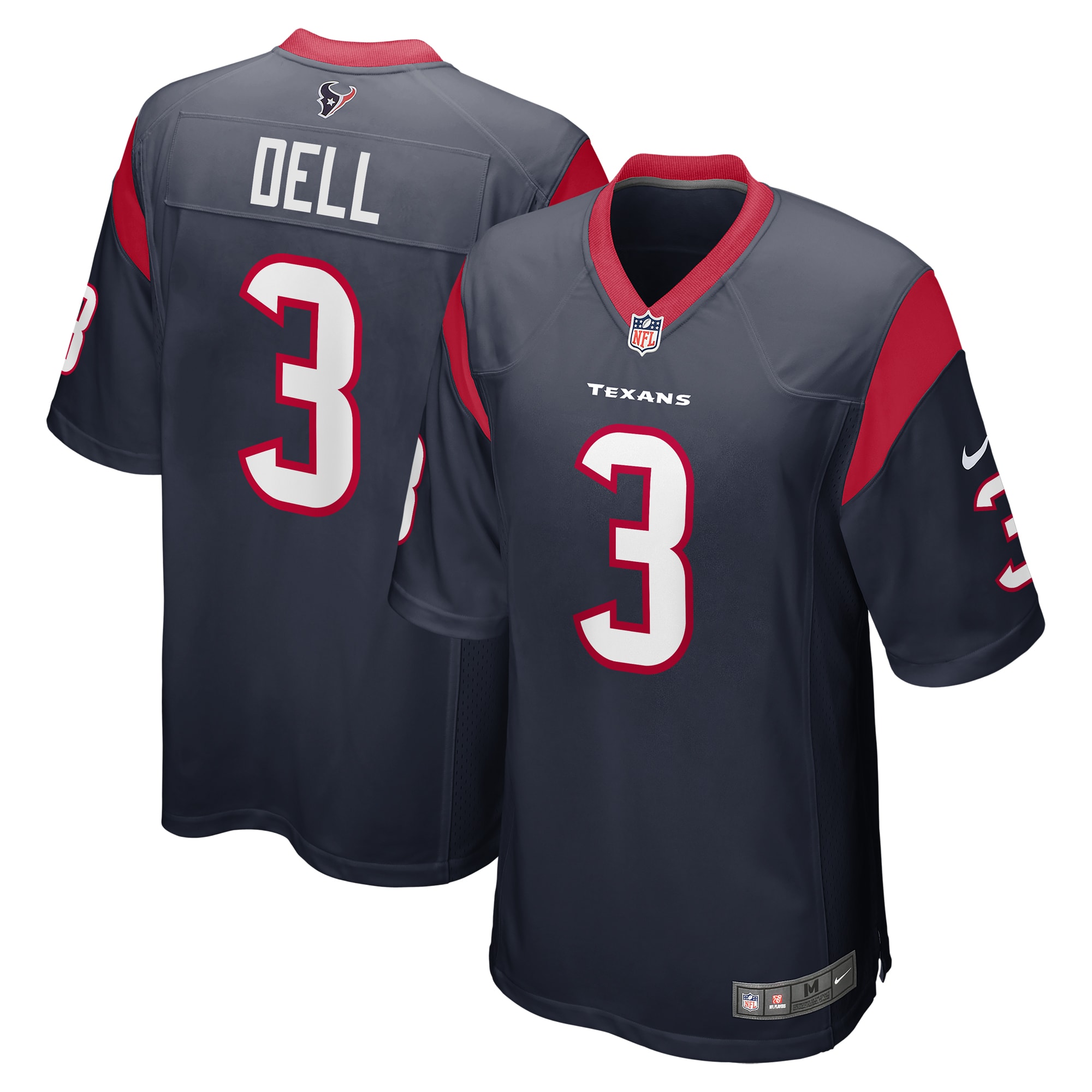 Tank Dell Houston Texans Game Jersey - Men's