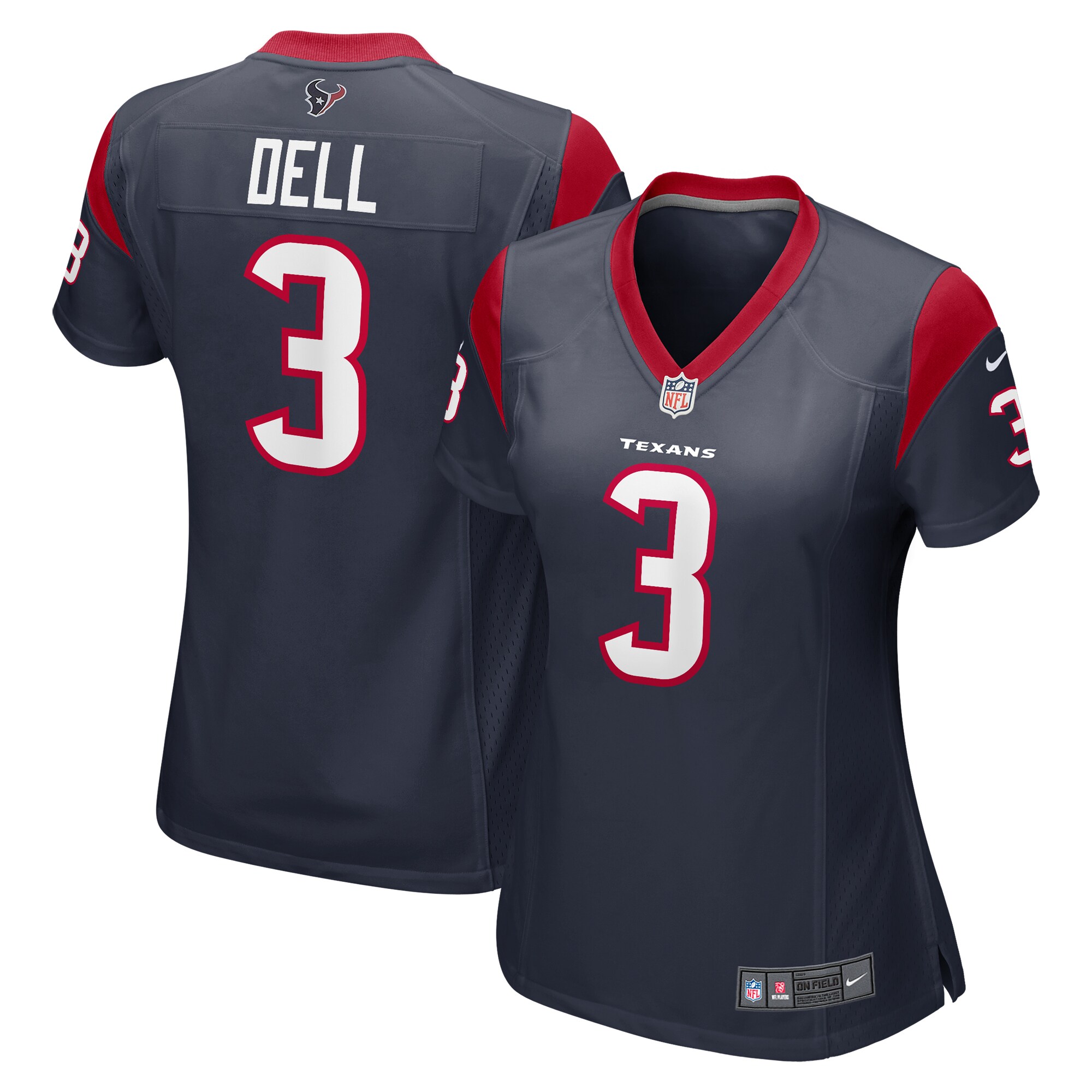 Tank Dell Houston Texans Game Jersey - Women's