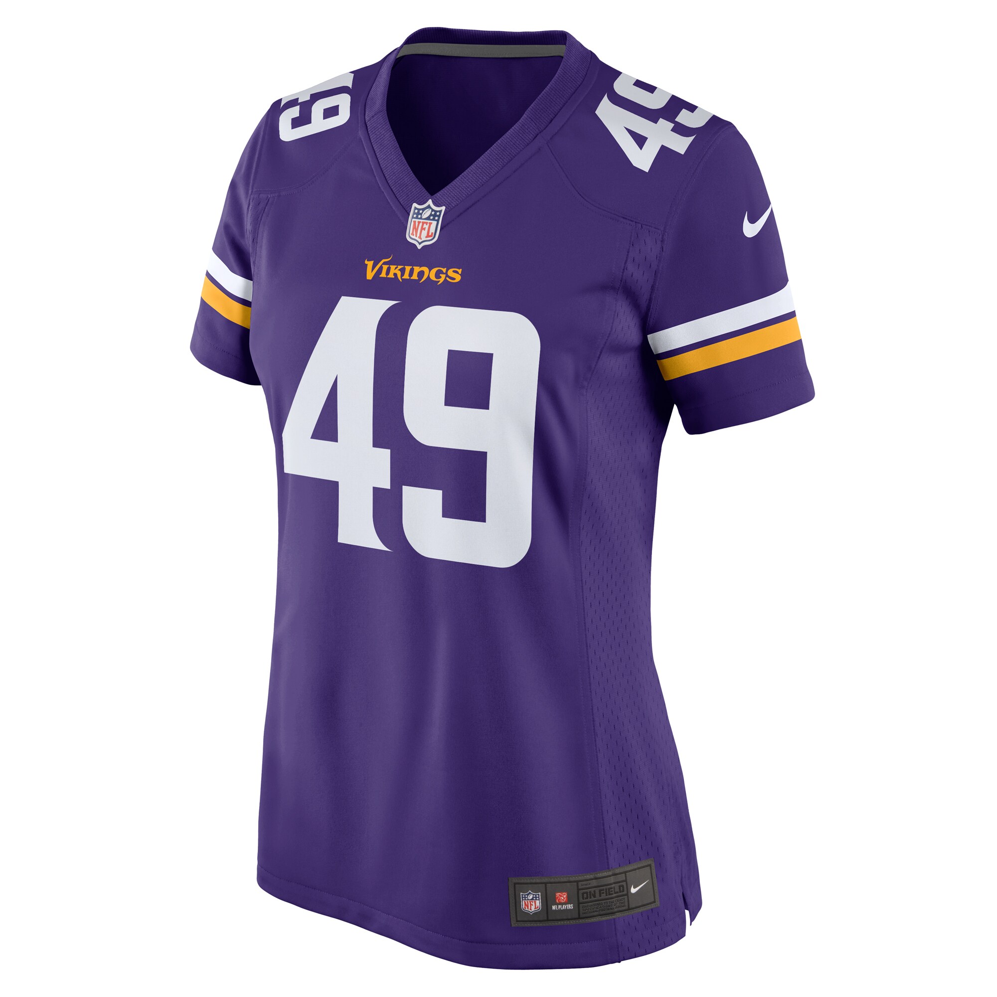 Alternative view of Tanner Vallejo Minnesota Vikings Game Jersey - Women's
