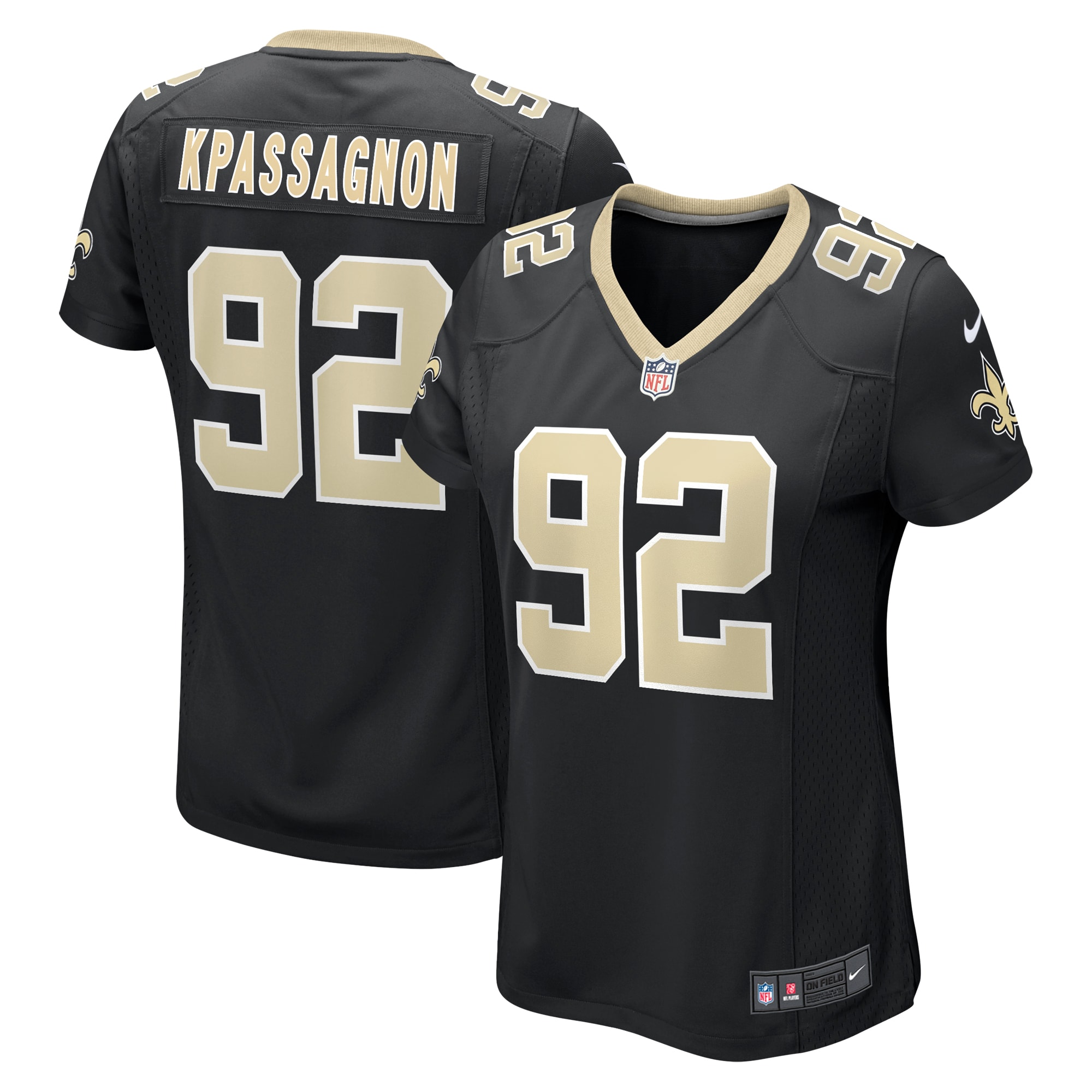 Tanoh Kpassagnon New Orleans Saints Game Jersey - Women's