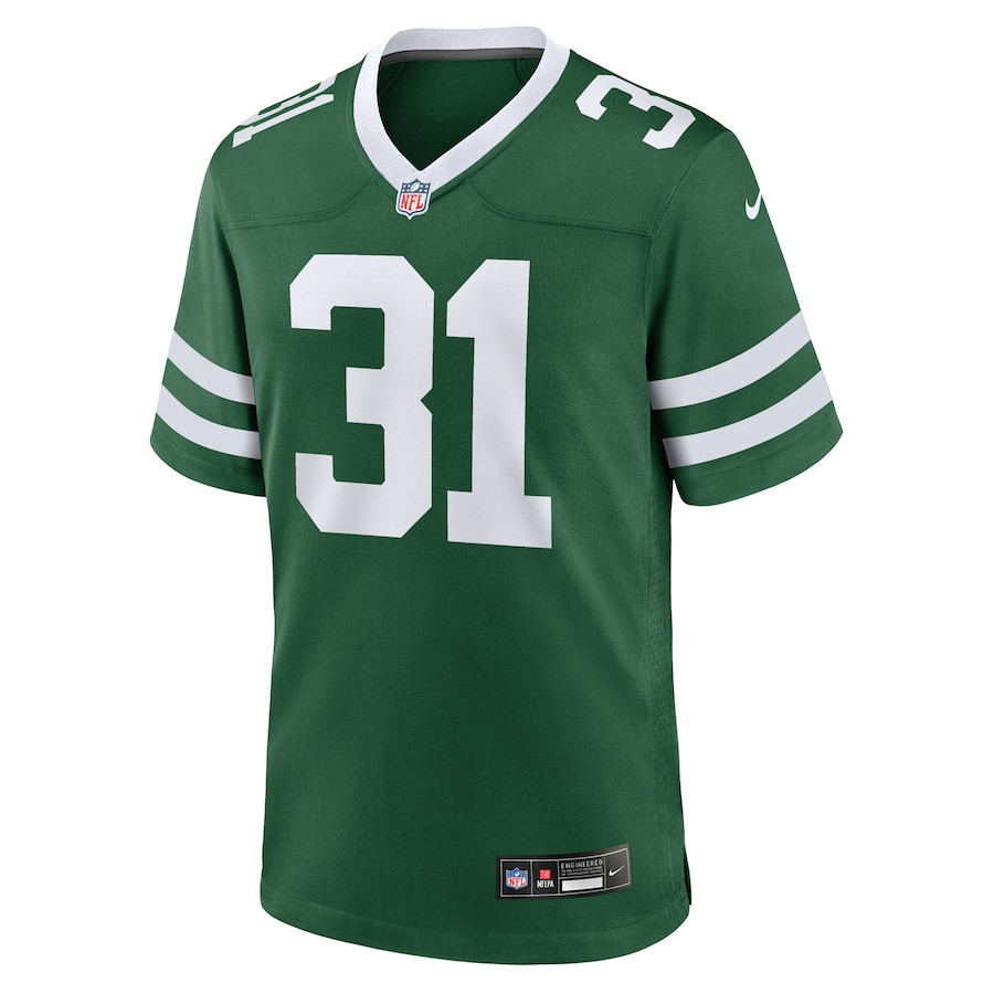 Alternative view of Tarik Cohen #31 New York Jets Game Jersey - Men's | Legacy Green