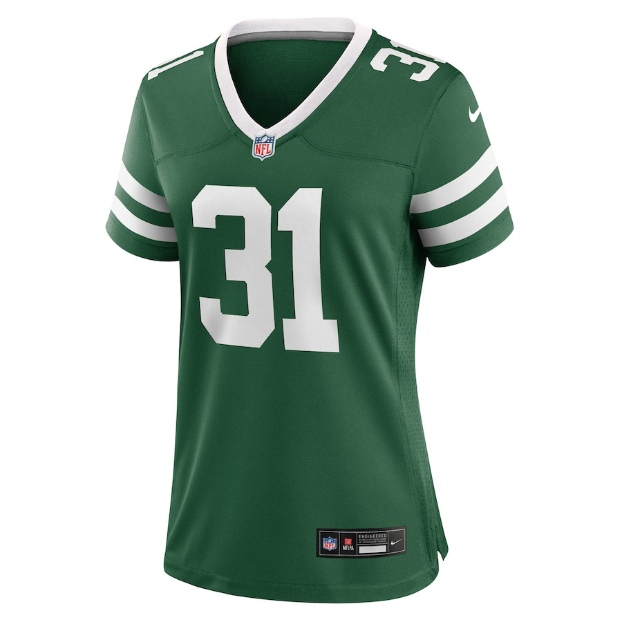 Alternative view of Tarik Cohen #31 New York Jets Game Jersey - Women's | Legacy Green