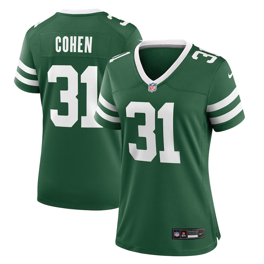 Tarik Cohen #31 New York Jets Game Jersey - Women's | Legacy Green