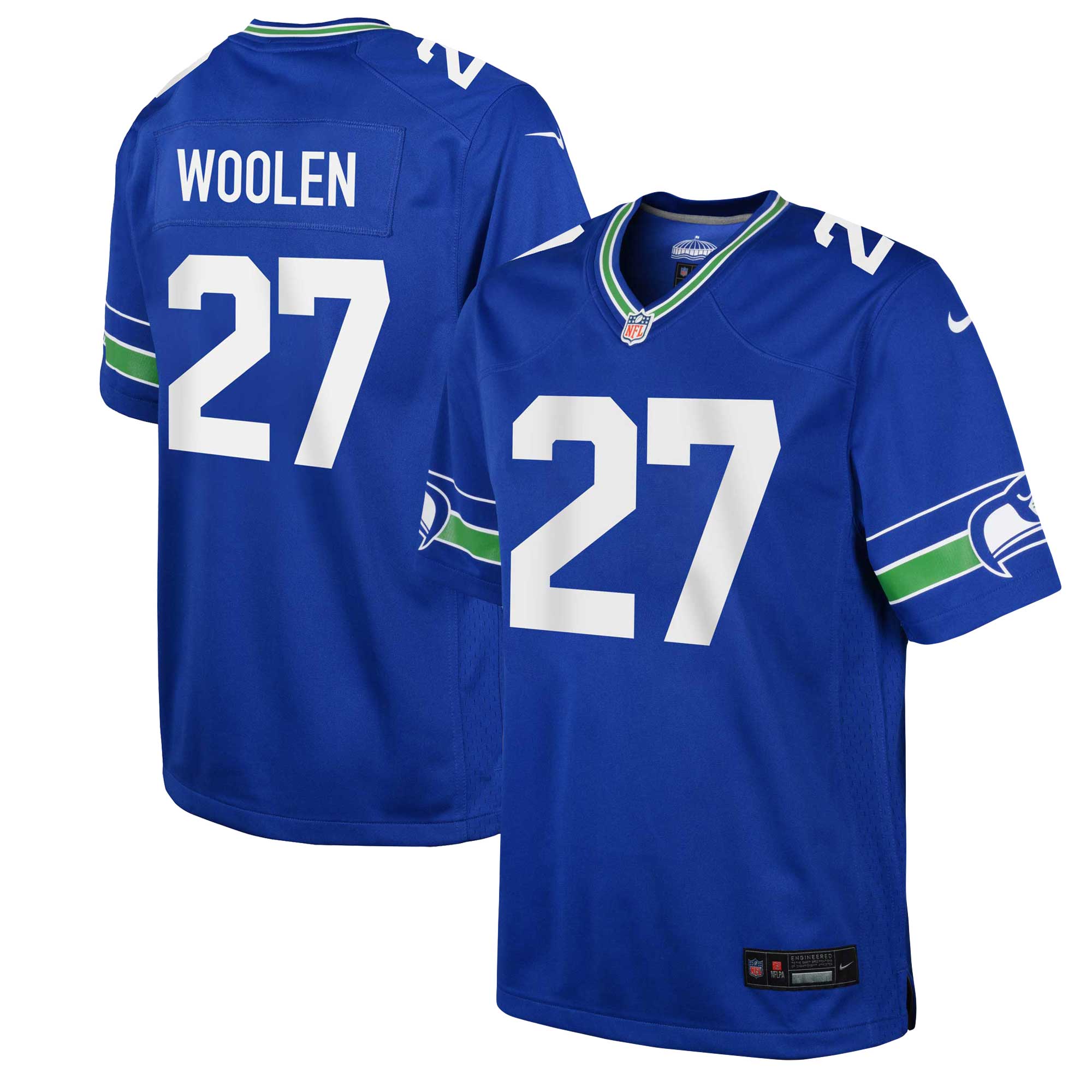Tariq Woolen Seattle Seahawks Alternate Game Jersey - Youth