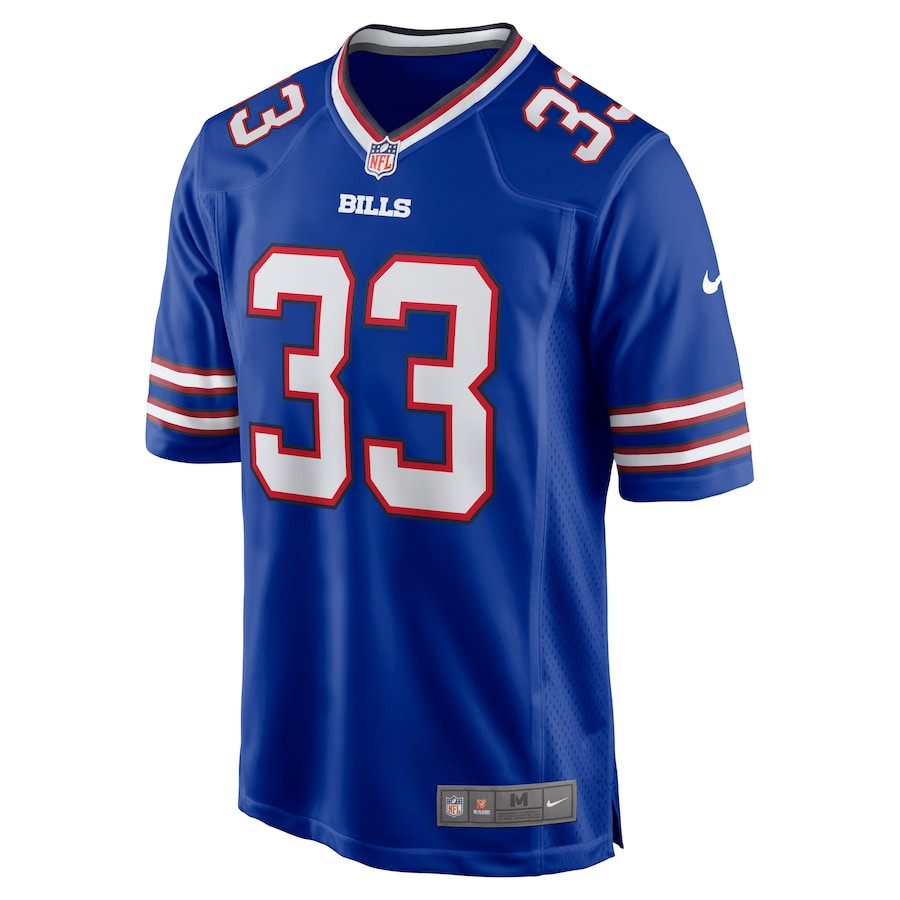 Alternative view of Te'Cory Couch #33 Buffalo Bills Game Jersey - Men's | Royal