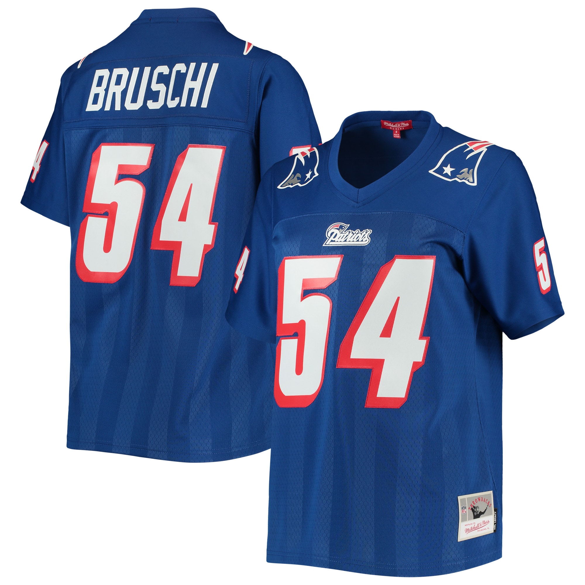 Tedy Bruschi Mitchell & Ness New England Patriots Game Jersey - Women's