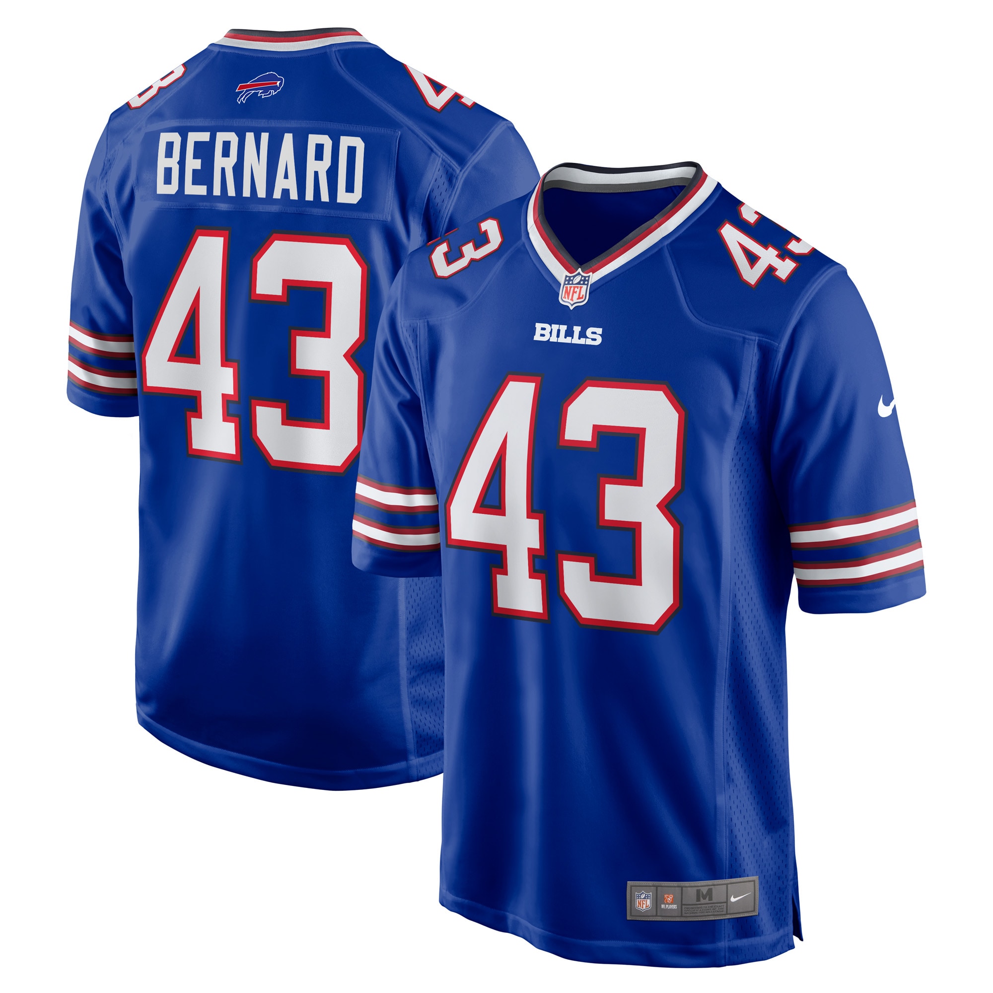 Terrel Bernard Buffalo Bills Game Jersey - Men's