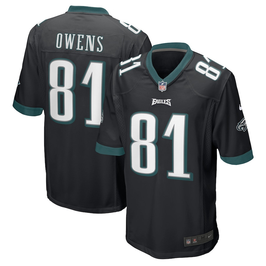 Terrell Owens #81 Philadelphia Eagles Game Jersey - Men's | Black