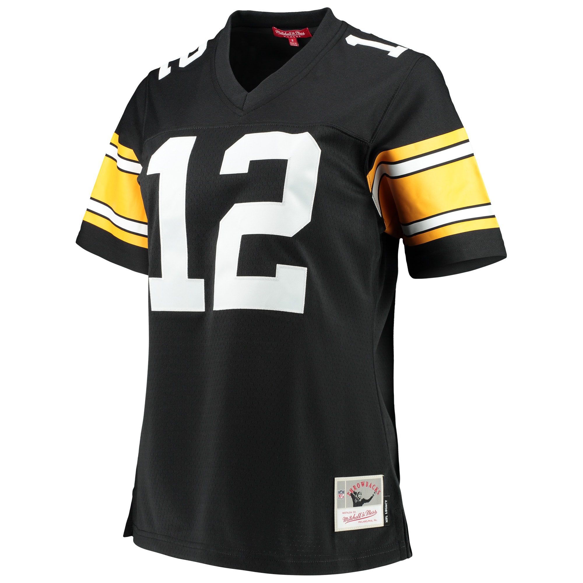 Alternative view of Terry Bradshaw Mitchell & Ness Pittsburgh Steelers Game Jersey - Women's
